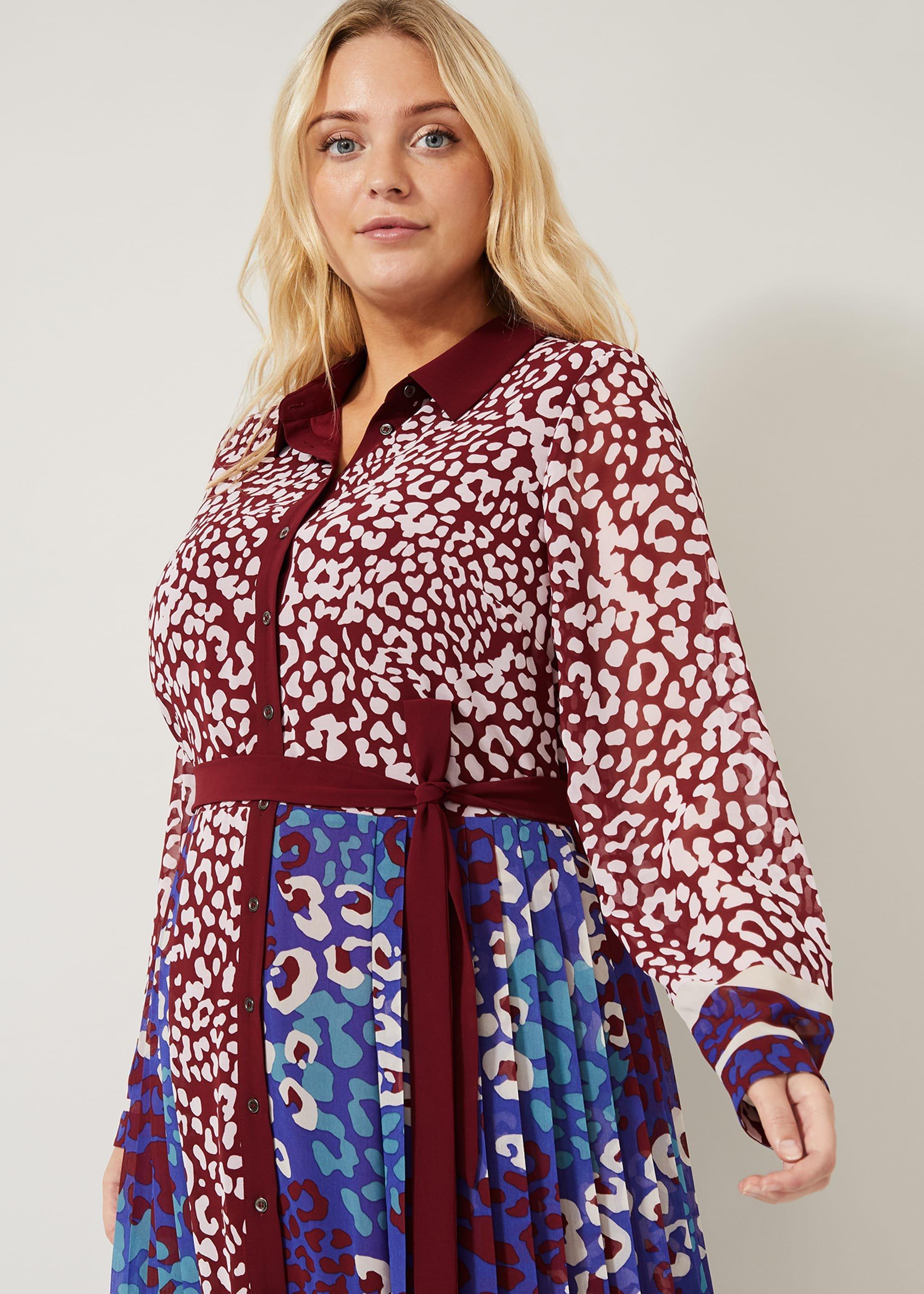 Kimi Contrast Print Dress