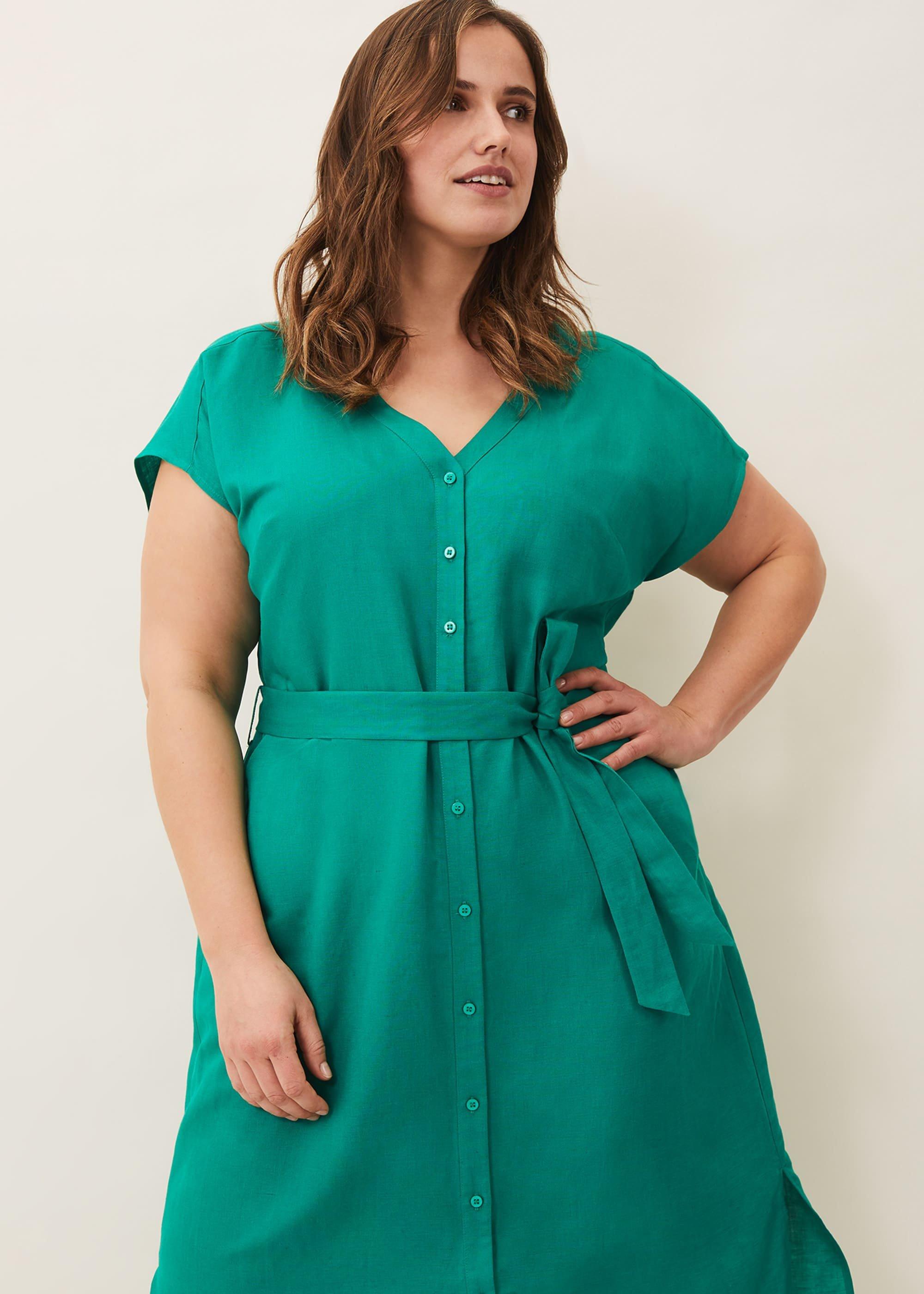 Harper Linen Midi Dress