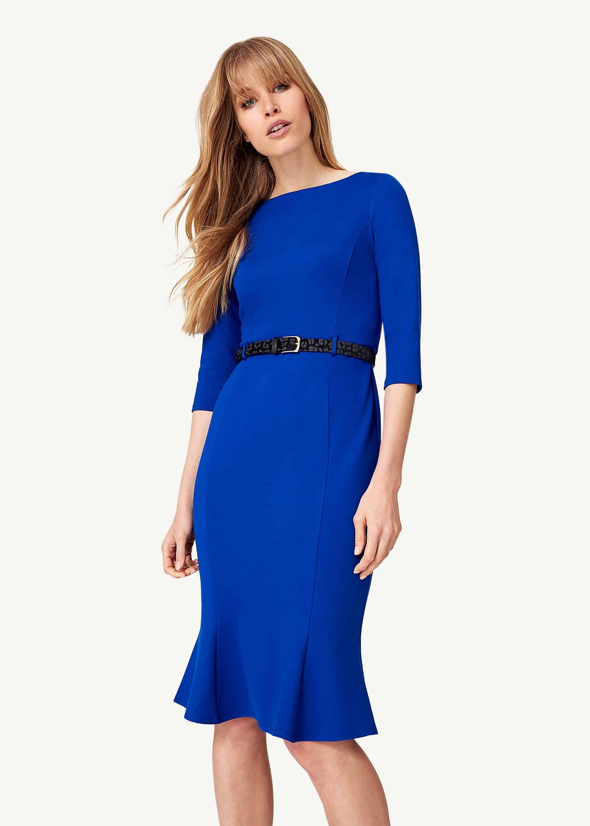 Hawthorne Belted Ponte Dress