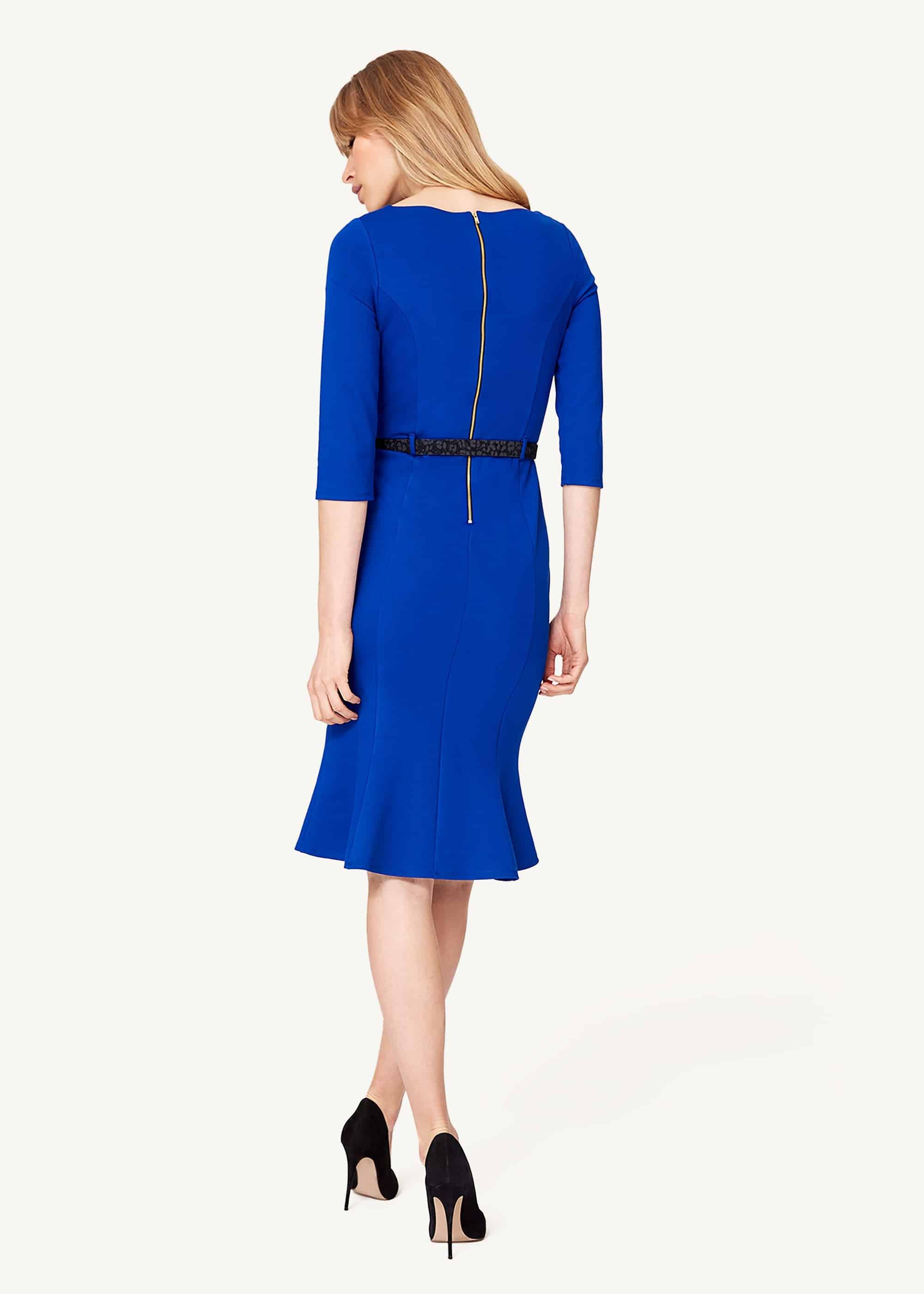 Hawthorne Belted Ponte Dress