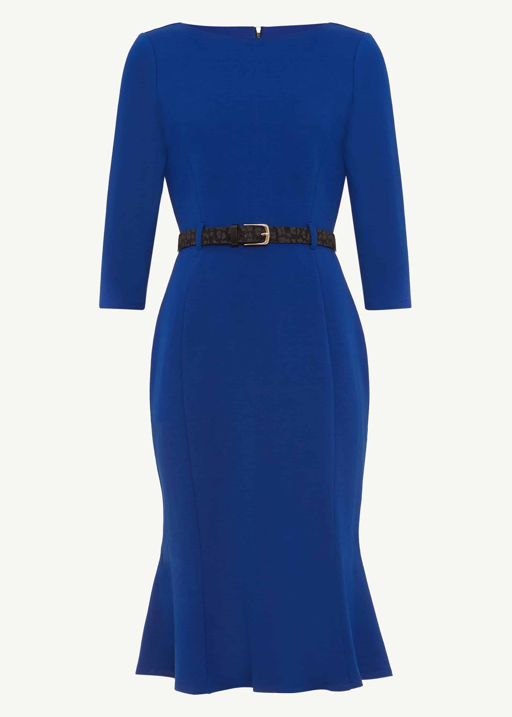 Hawthorne Belted Ponte Dress