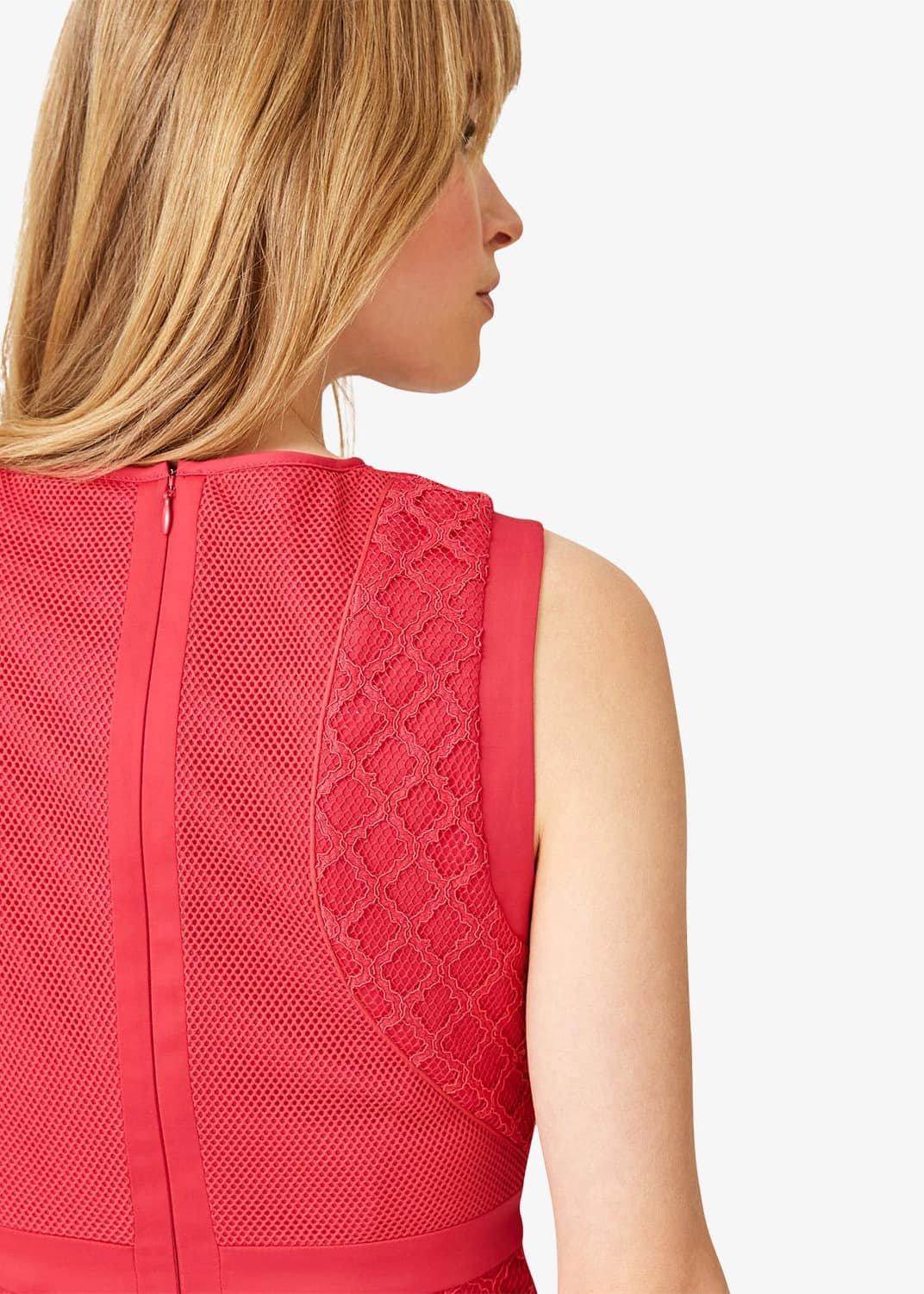 Grid Lace Dress