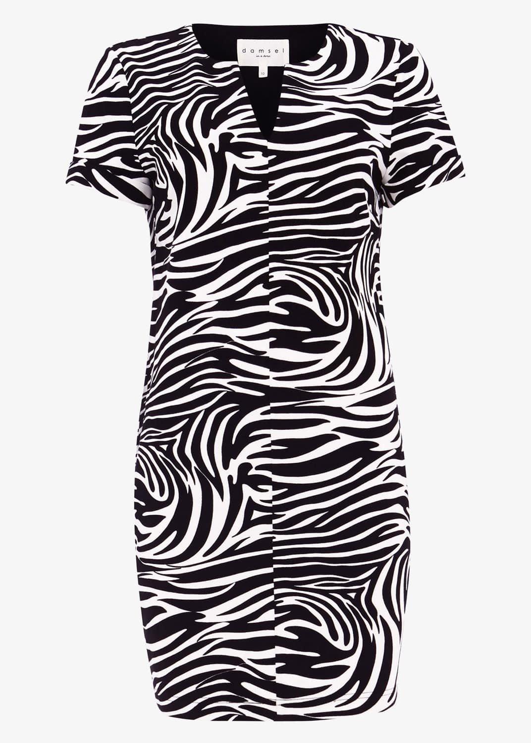 Zebra Print Tunic Dress