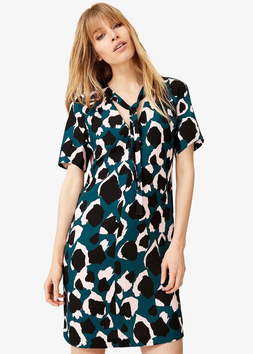 Lola Camo Print Shirt Dress