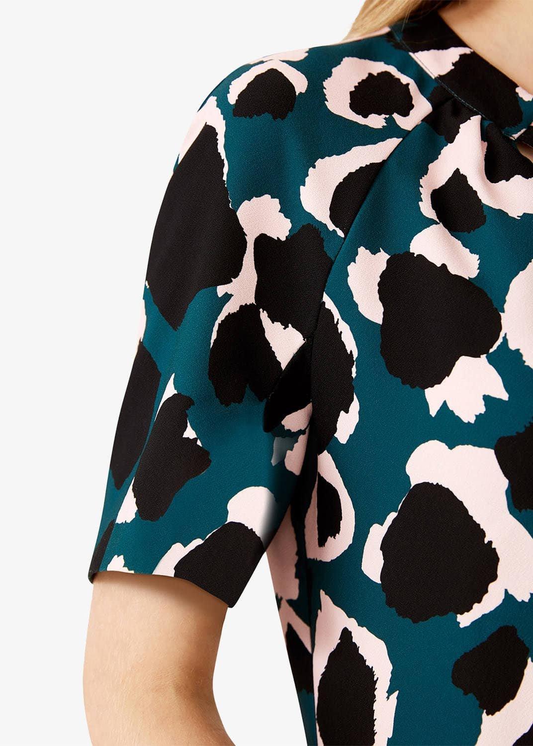 Lola Camo Print Shirt Dress