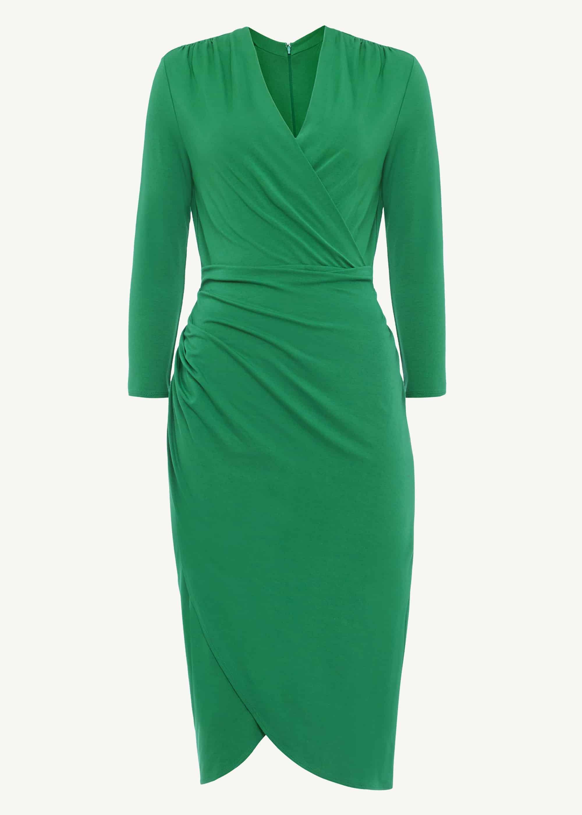 Aurelia Wrap Jersey Dress