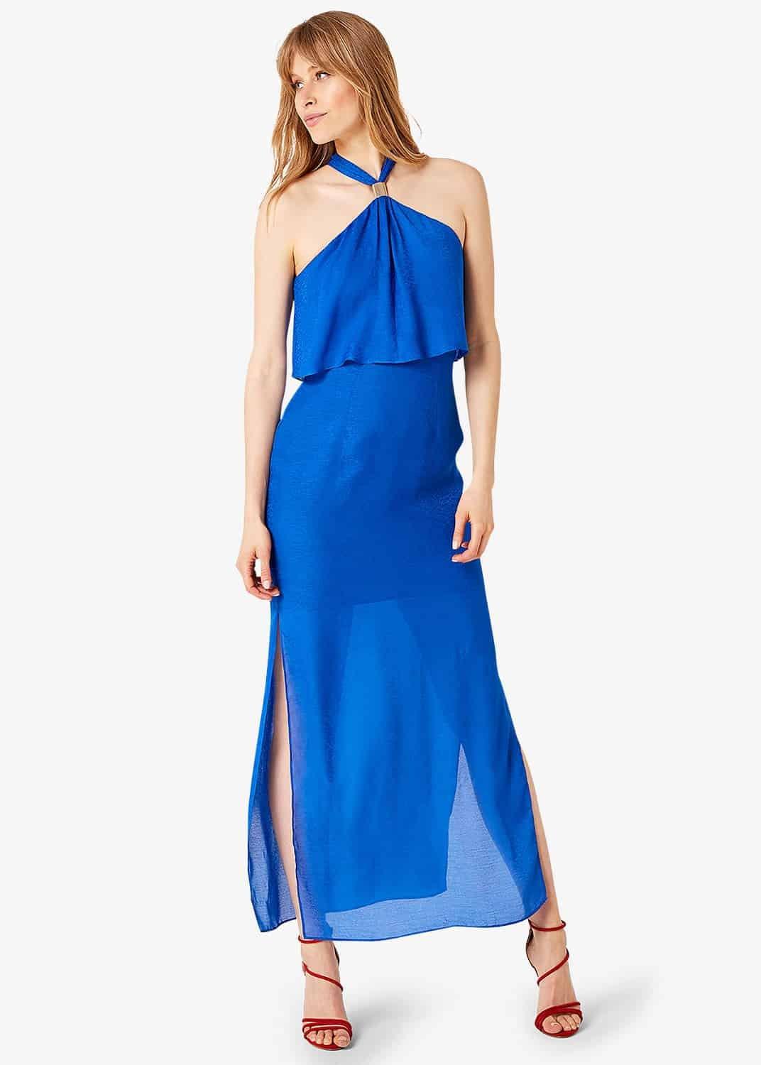 Karina Leopard Jacquard Maxi Dress