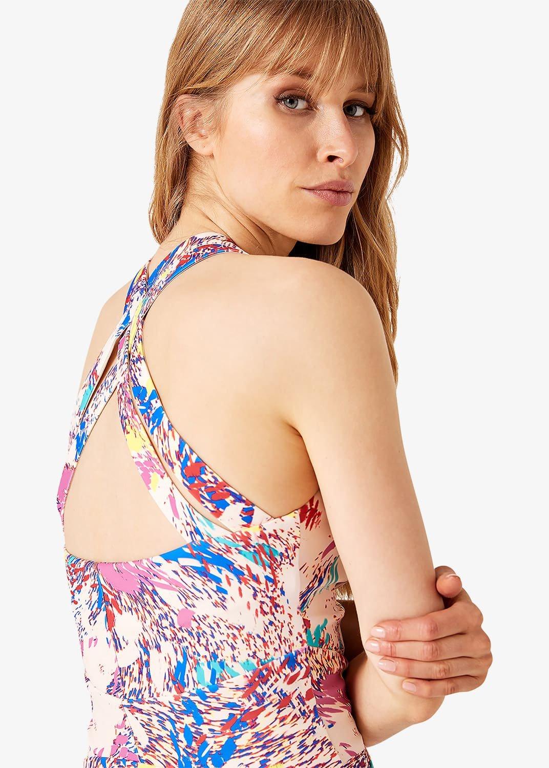 Audrina Print Scuba Dress