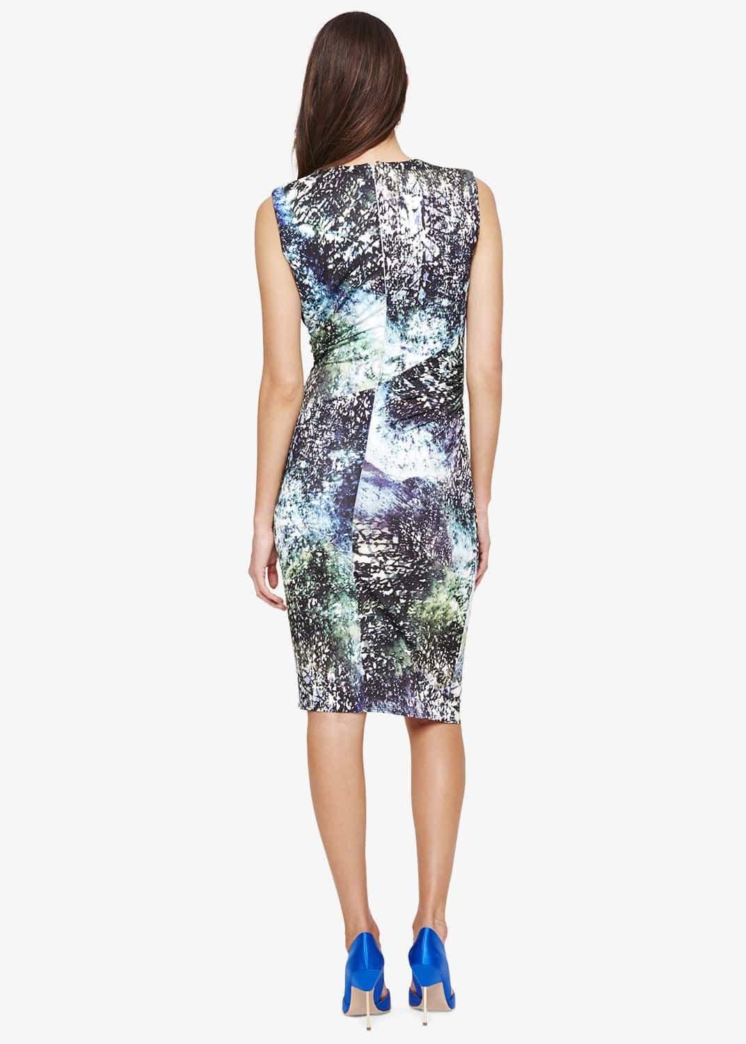 Laurita Printed Jersey Dress