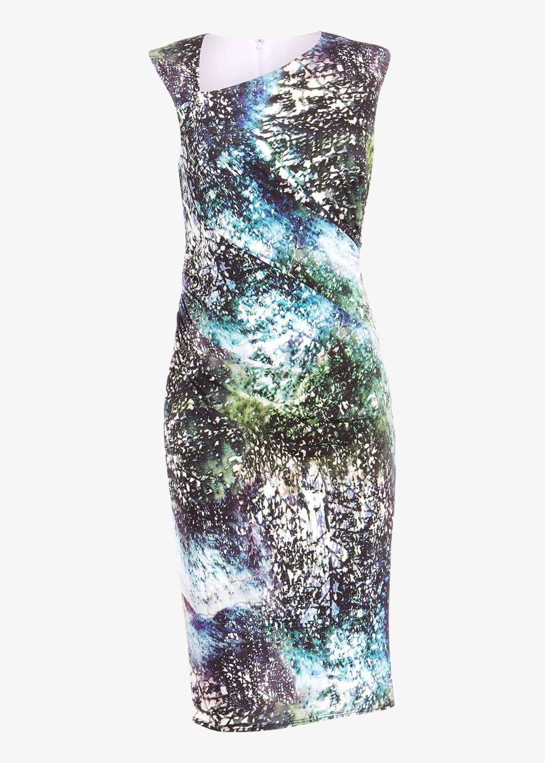 Laurita Printed Jersey Dress