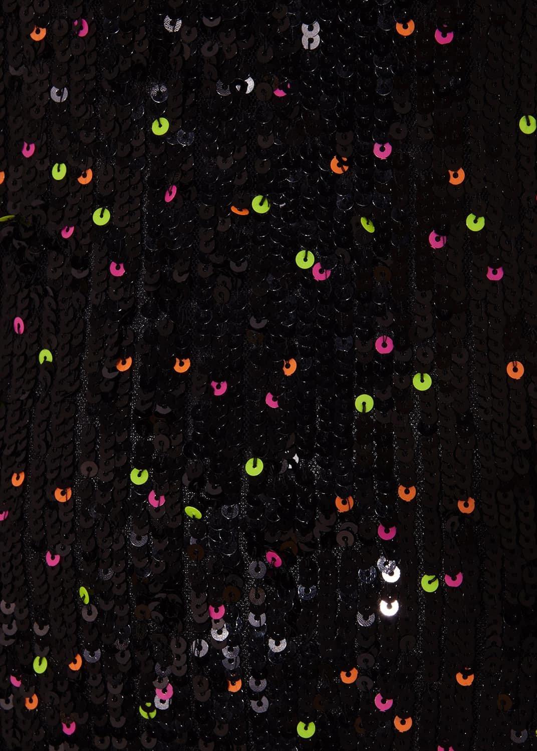 Albanie Neon Sequin Dress