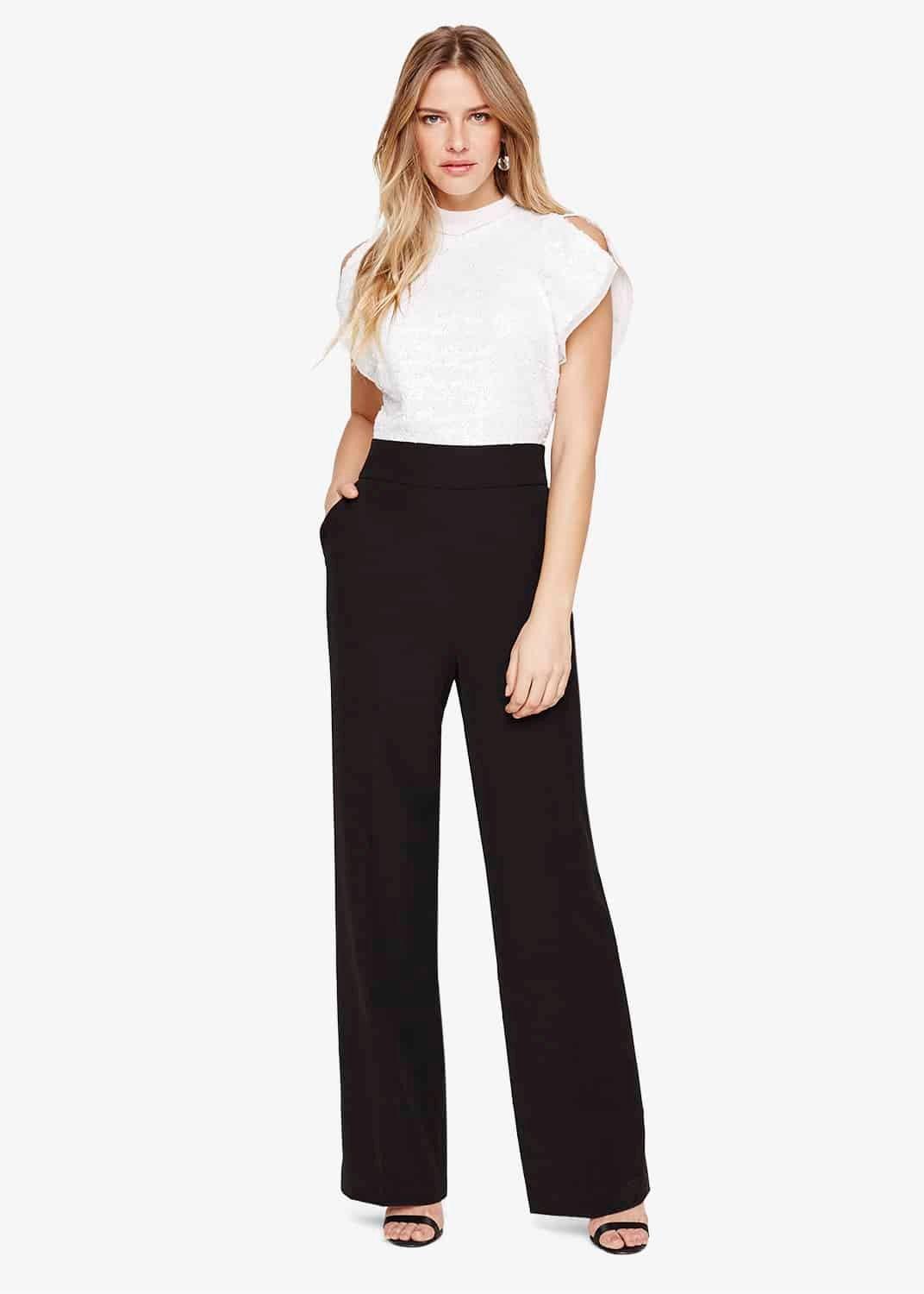 Lupita Sequin Tiered Jumpsuit