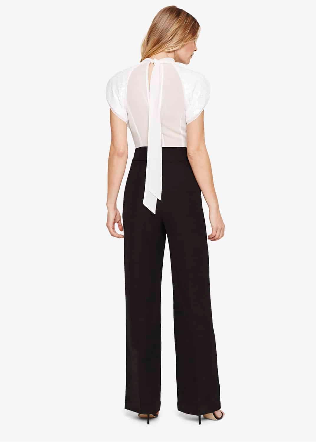 Lupita Sequin Tiered Jumpsuit