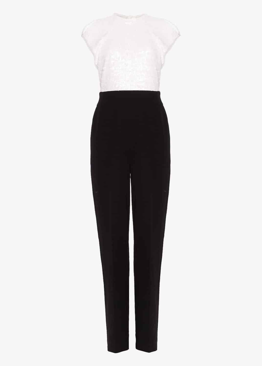 Lupita Sequin Tiered Jumpsuit