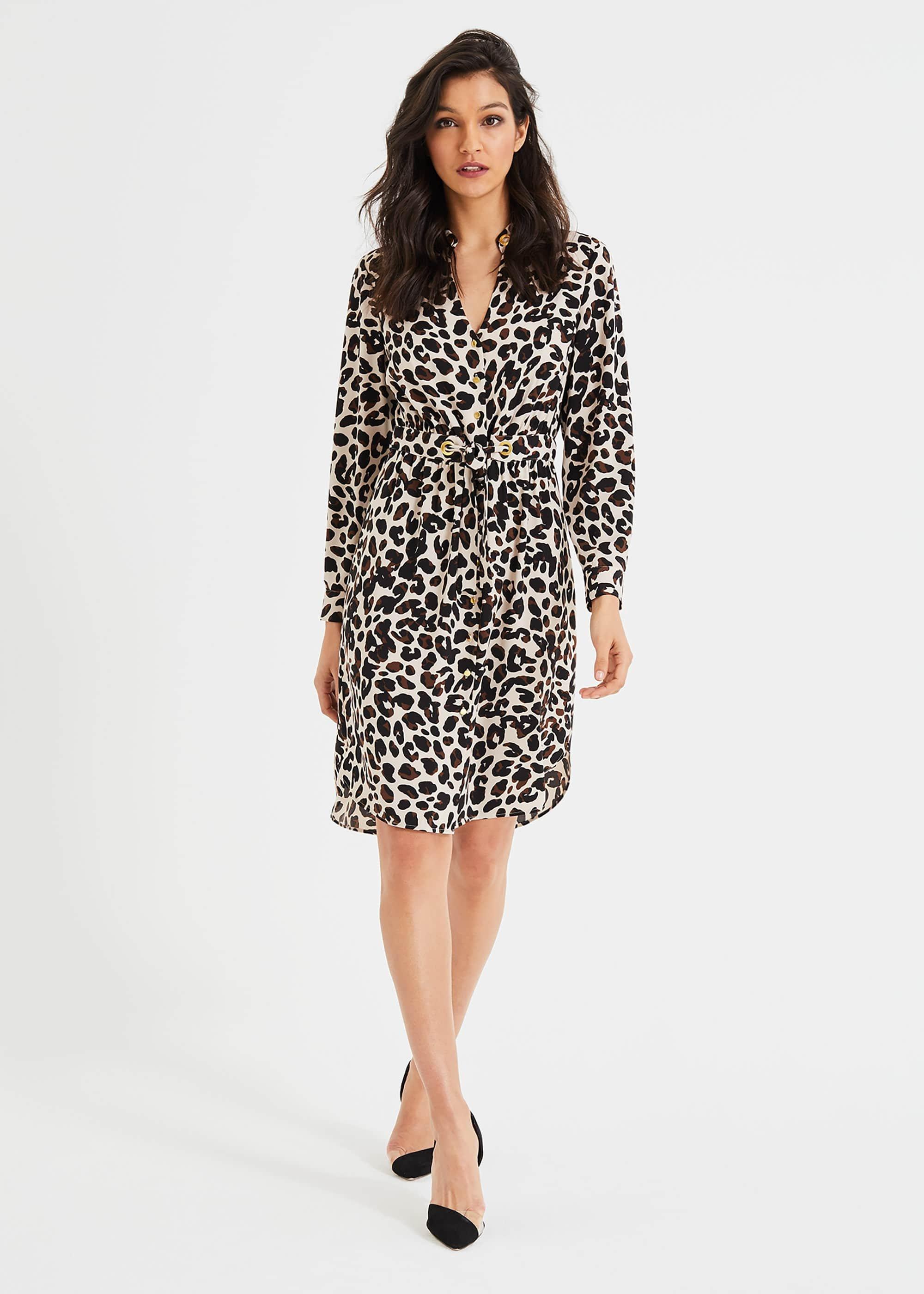 Hannah Animal Printed Dress