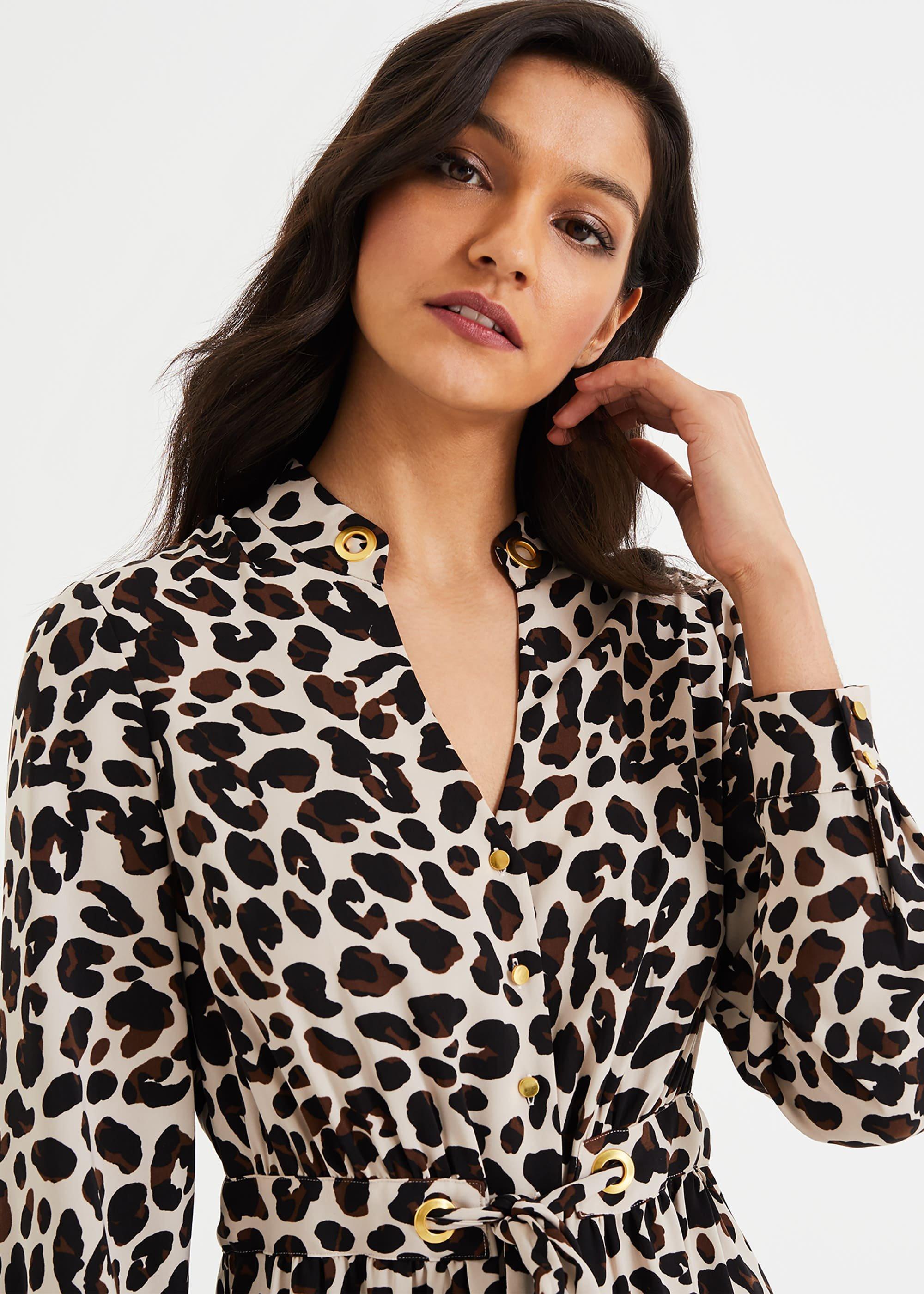 Hannah Animal Printed Dress