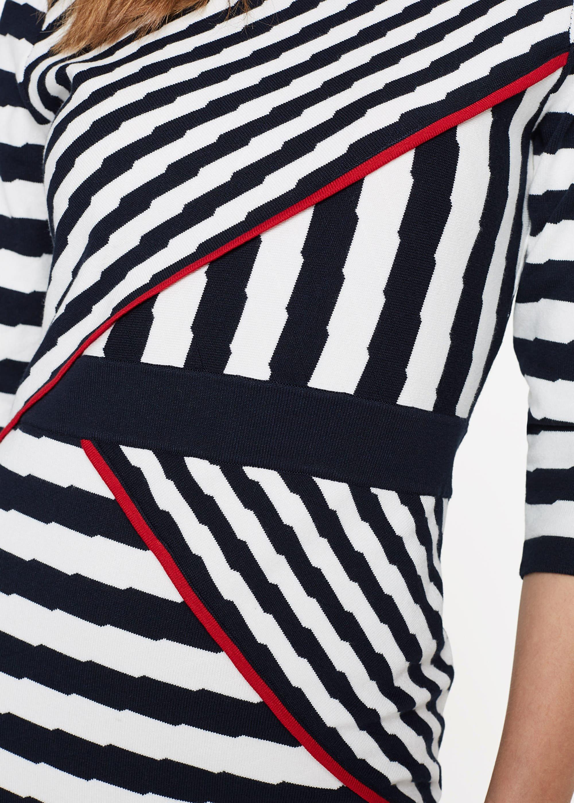 Orianne Stripe Knitted Dress