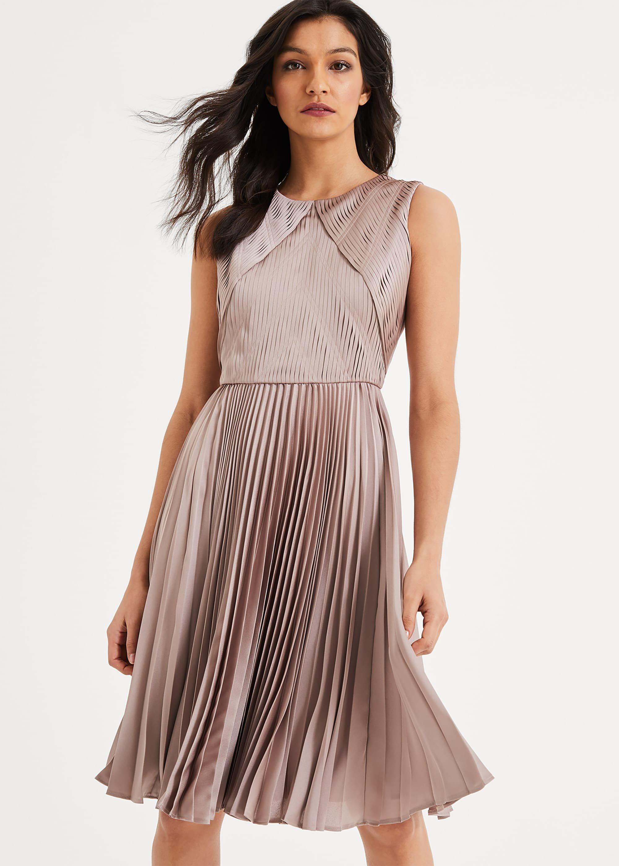 Zoey Pleated Dress