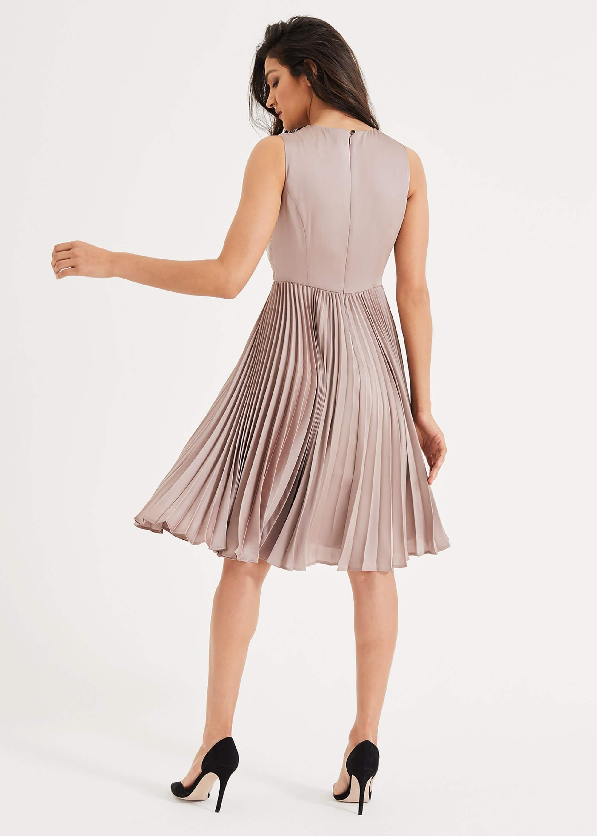 Zoey Pleated Dress