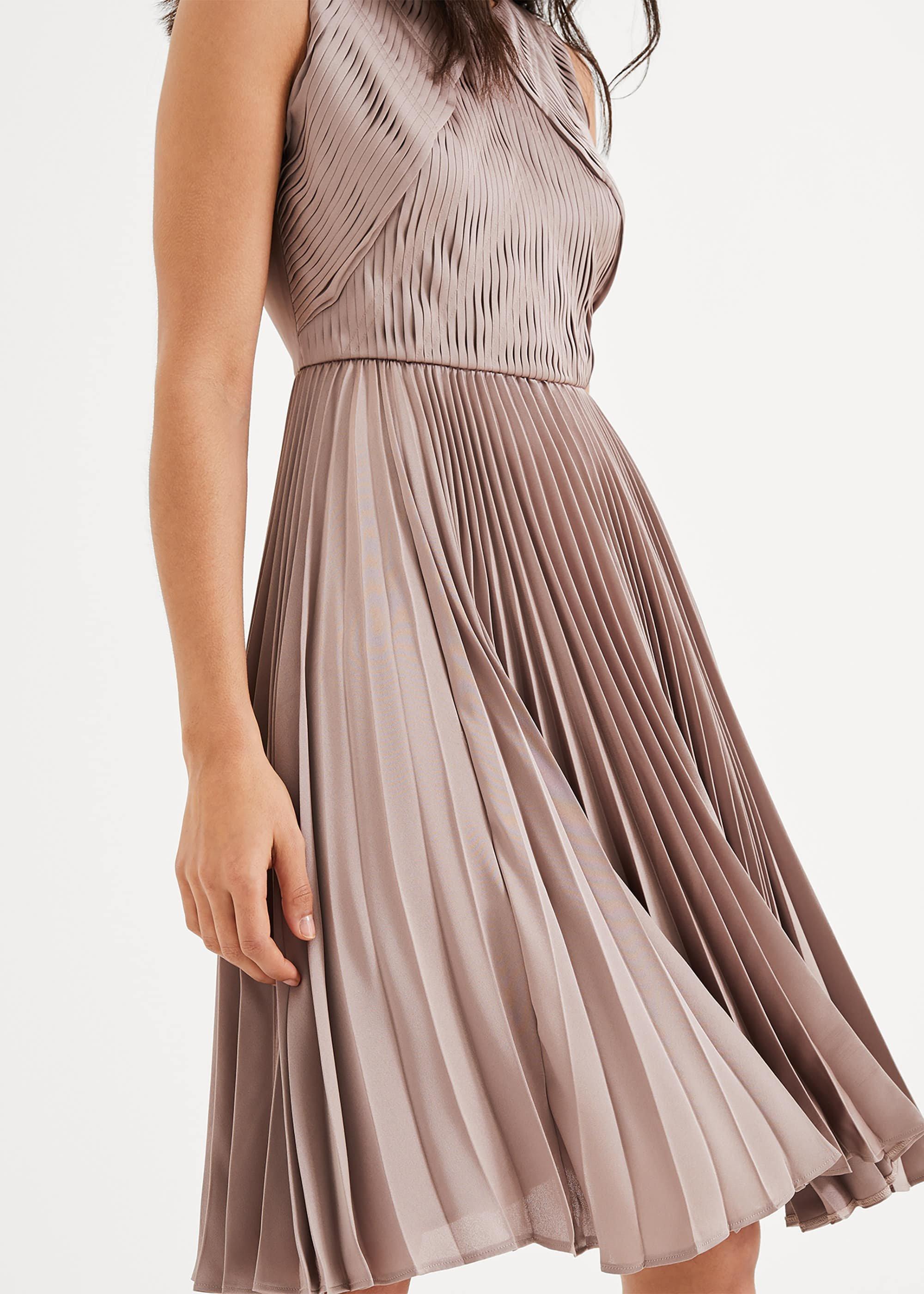 Zoey Pleated Dress