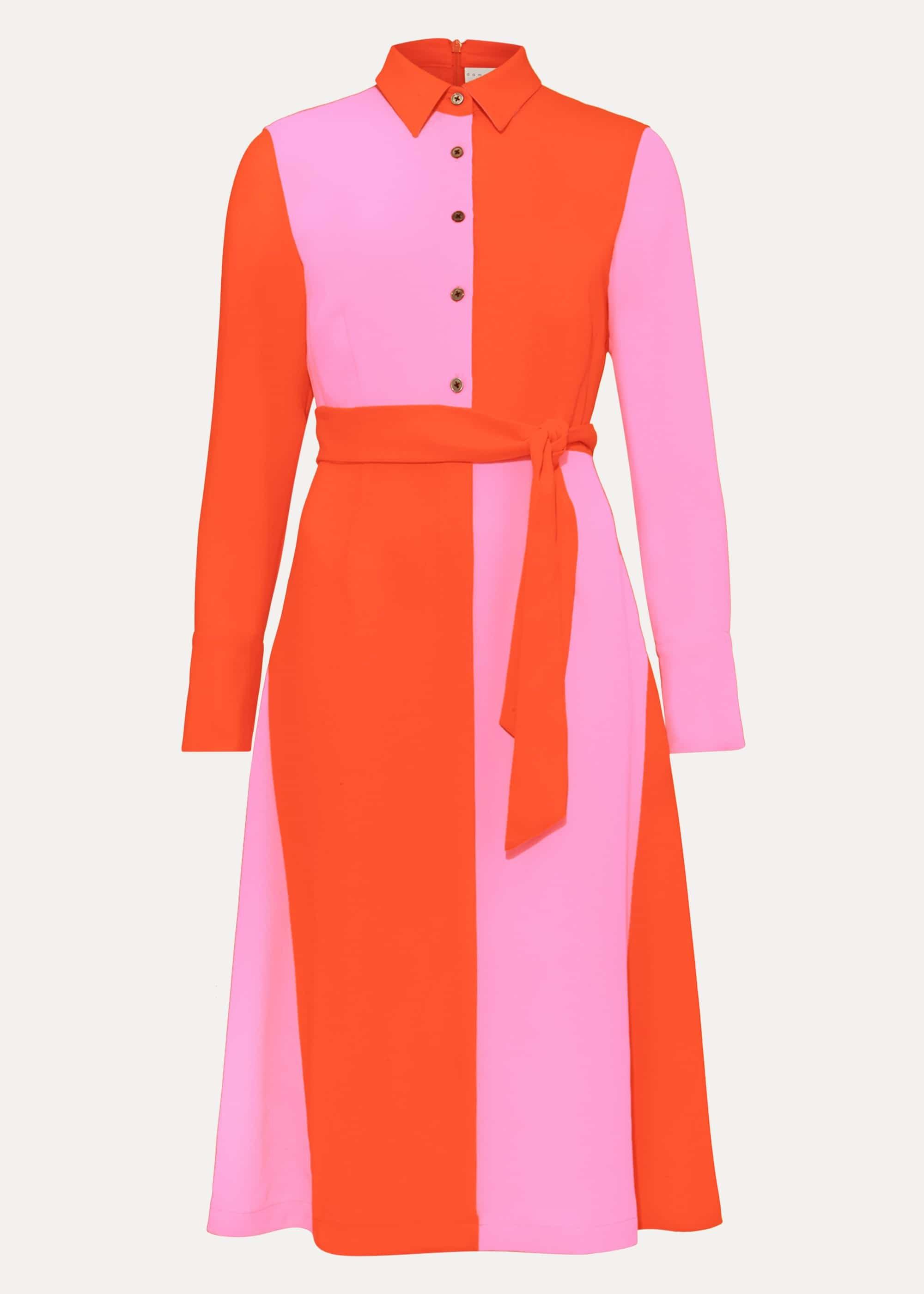 Mila Colourblock Shirt Dress