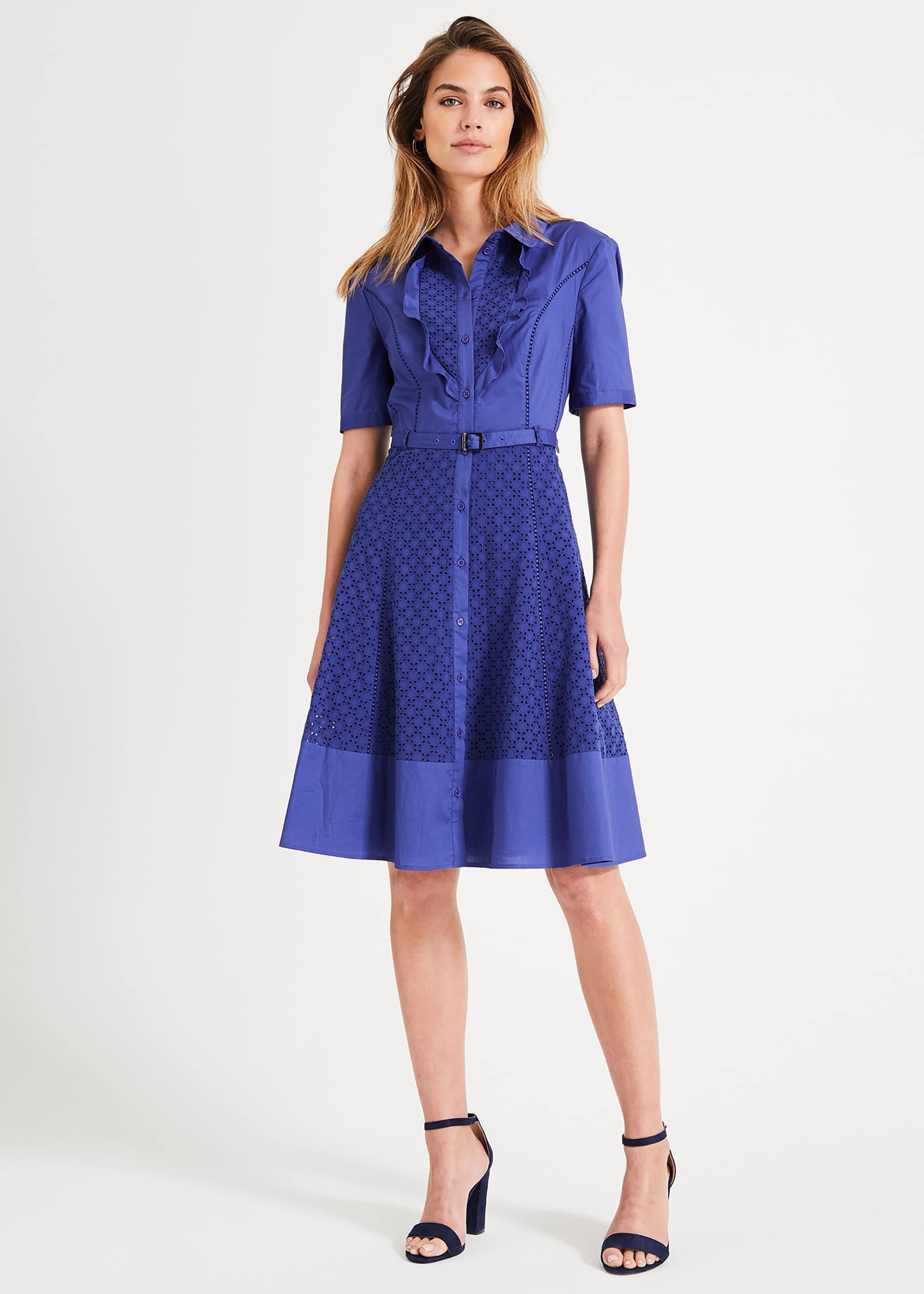 Brielle Cotton Broderie Dress