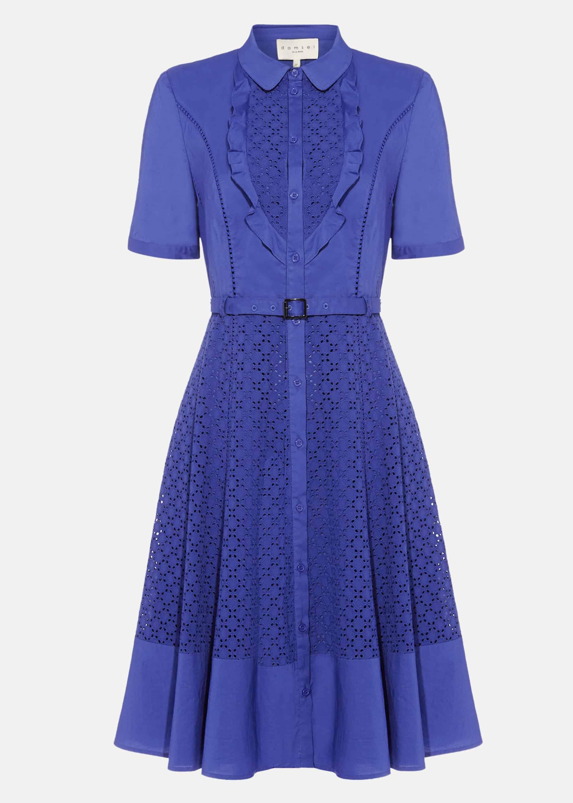 Brielle Cotton Broderie Dress