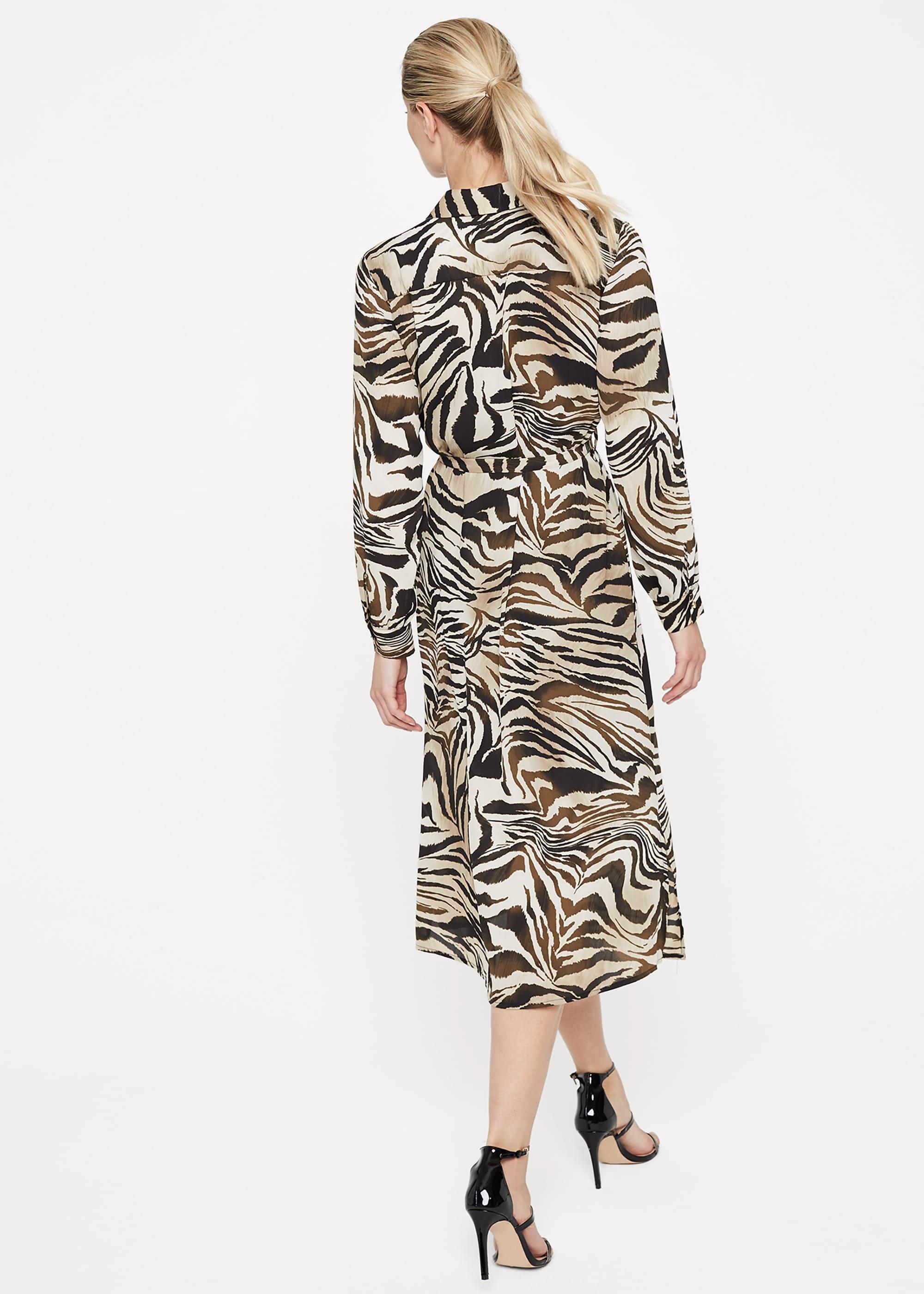 Poppie Printed Shirt Dress