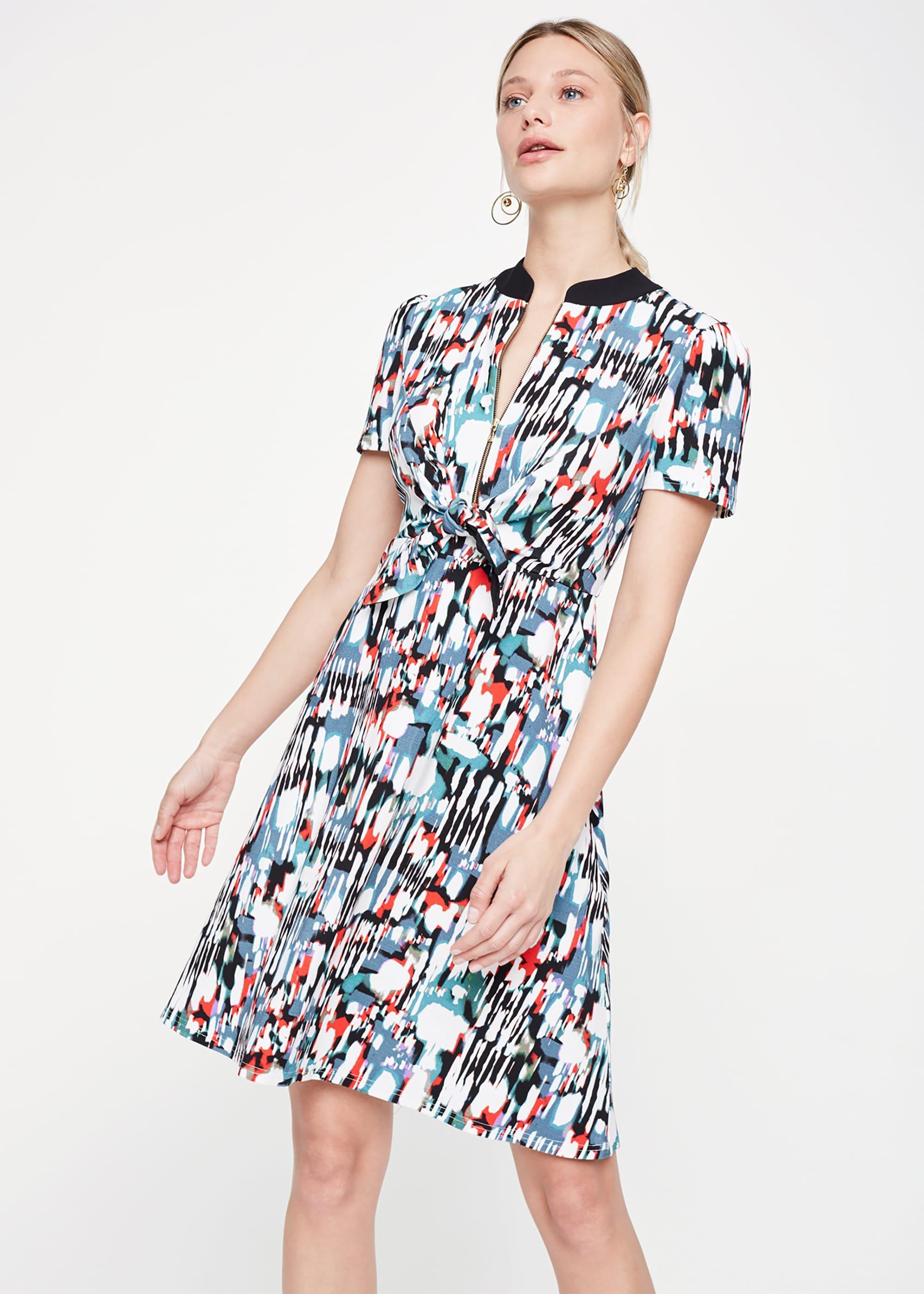 Jovanna Print Dress