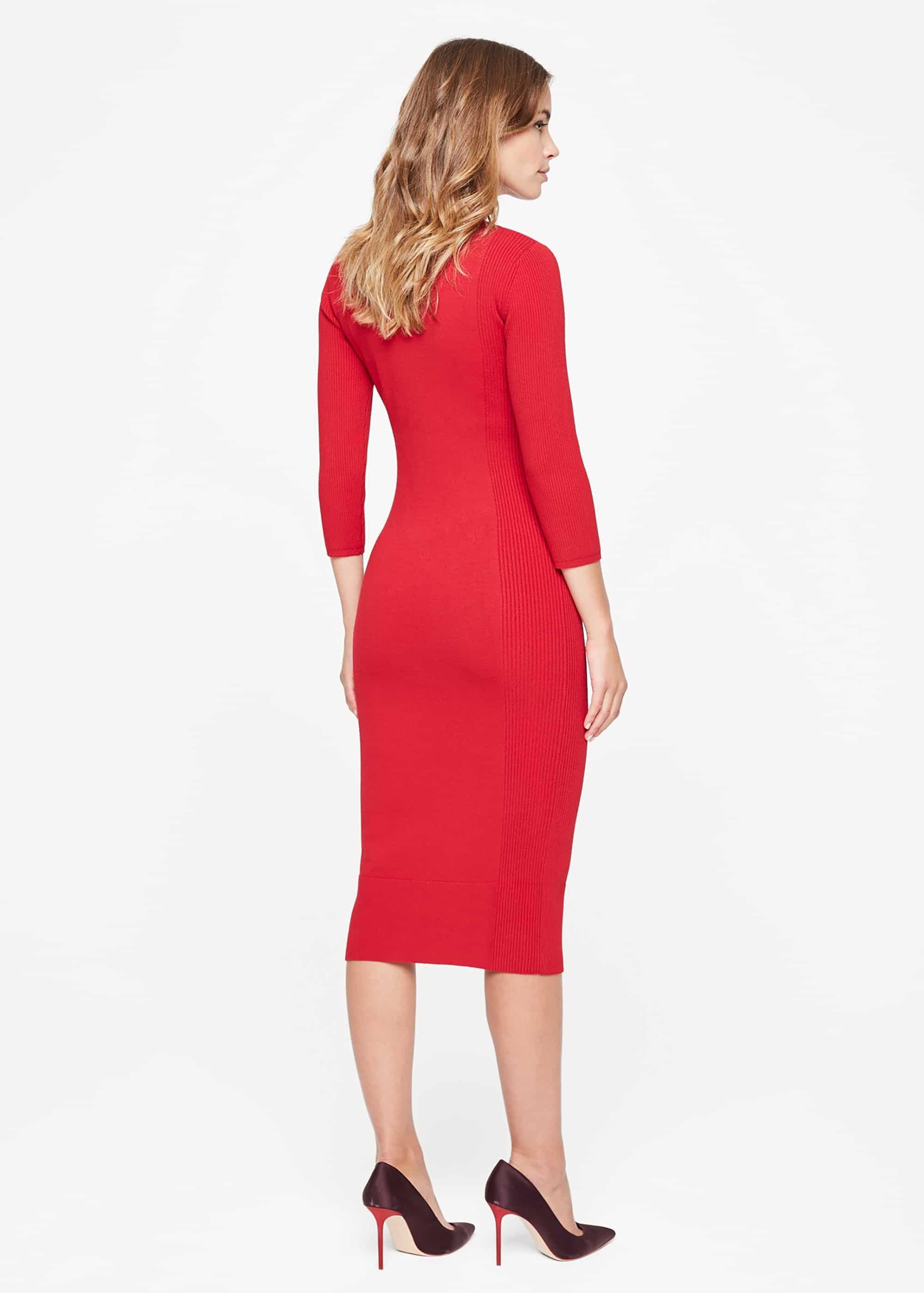 Anabel Eyelet Knitted Dress