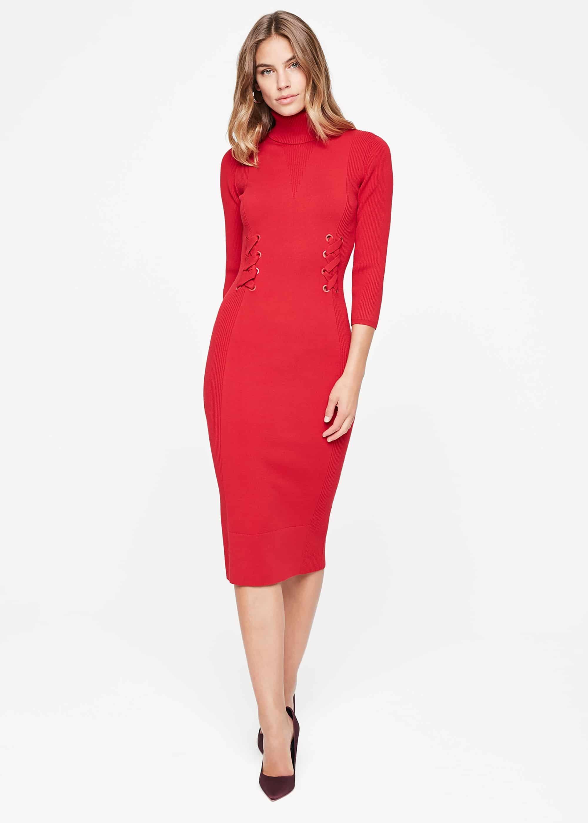 Anabel Eyelet Knitted Dress