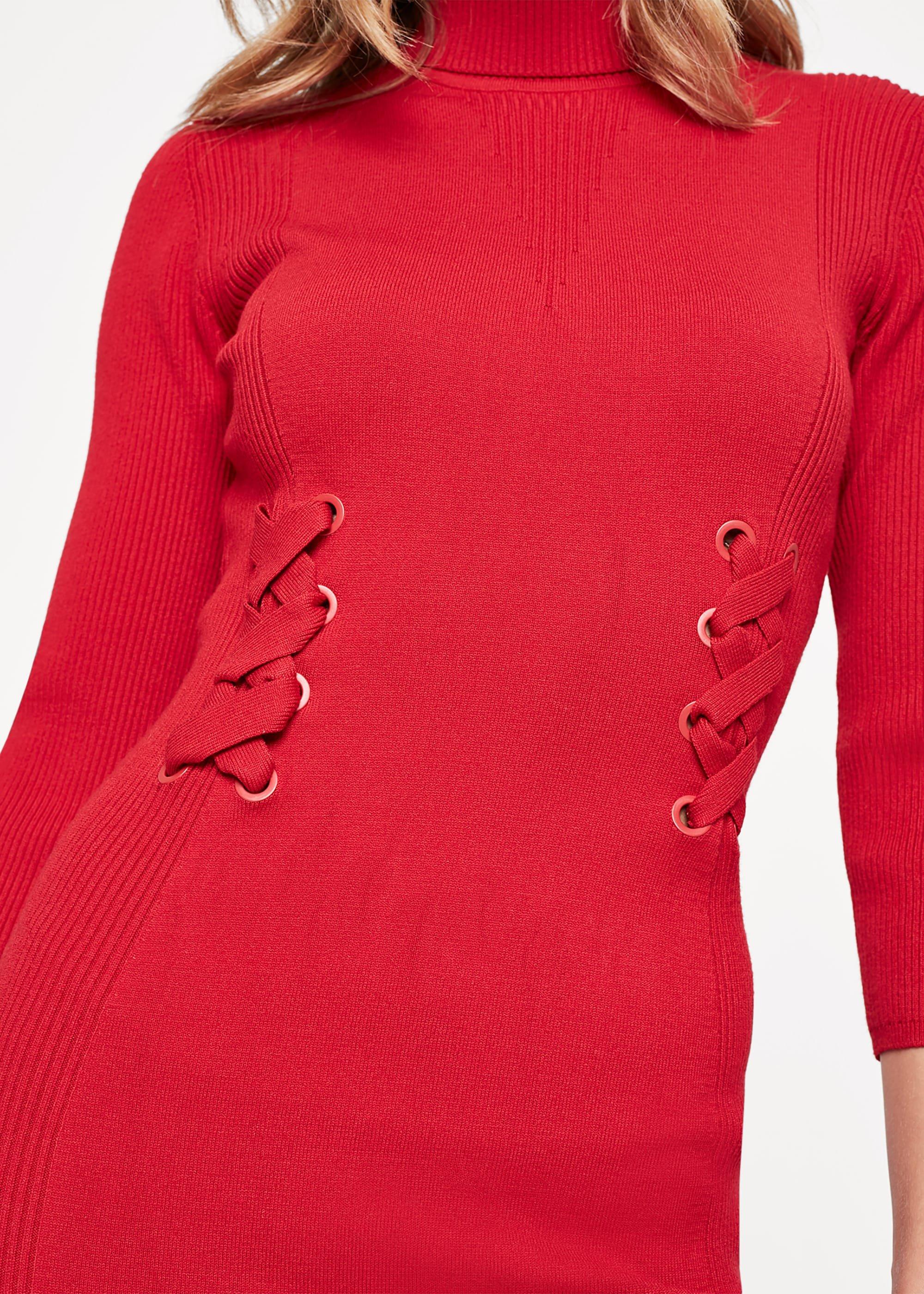 Anabel Eyelet Knitted Dress