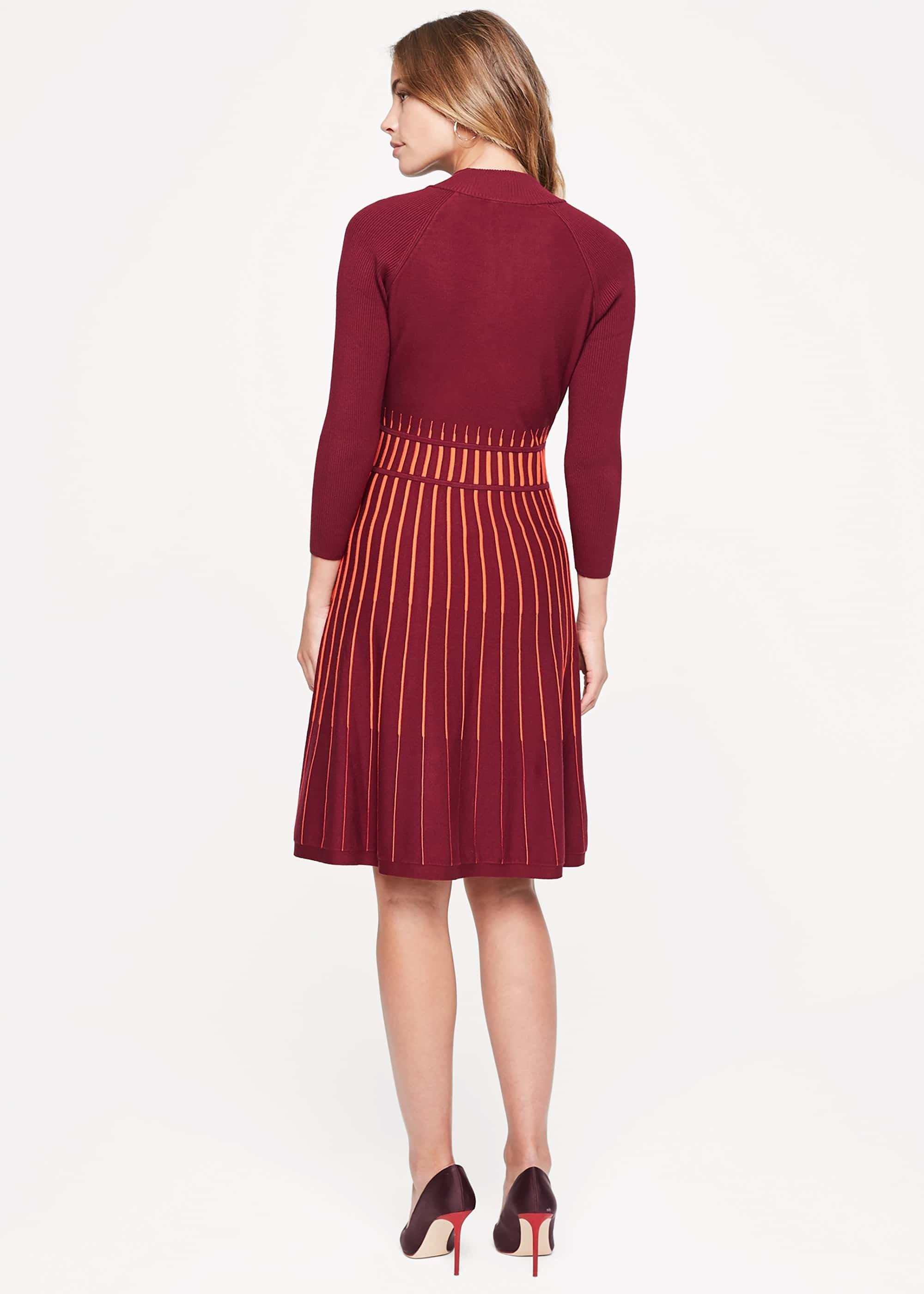 Adela Striped Knitted Tunic Dress