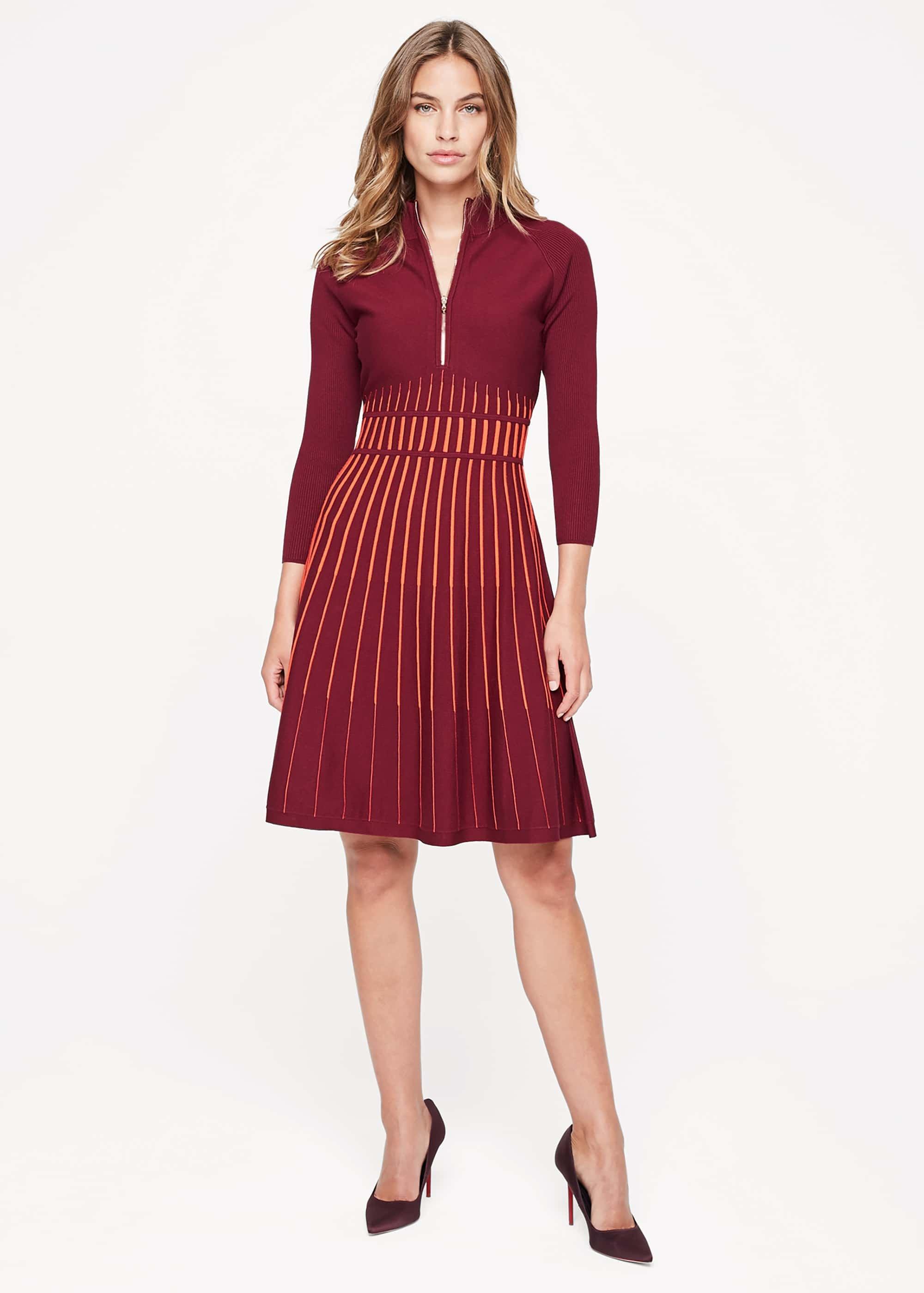 Adela Striped Knitted Tunic Dress