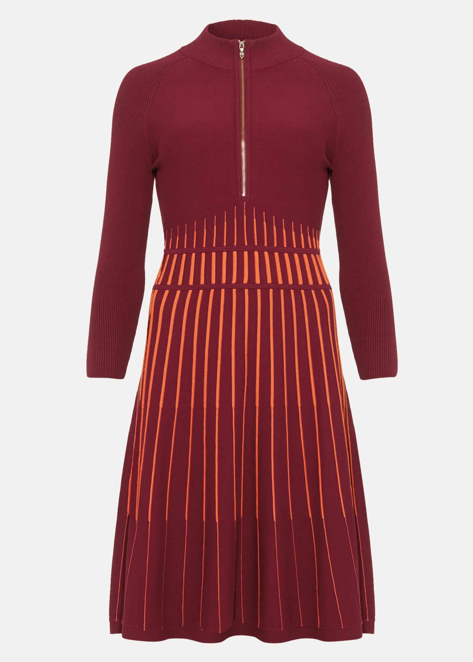 Adela Striped Knitted Tunic Dress
