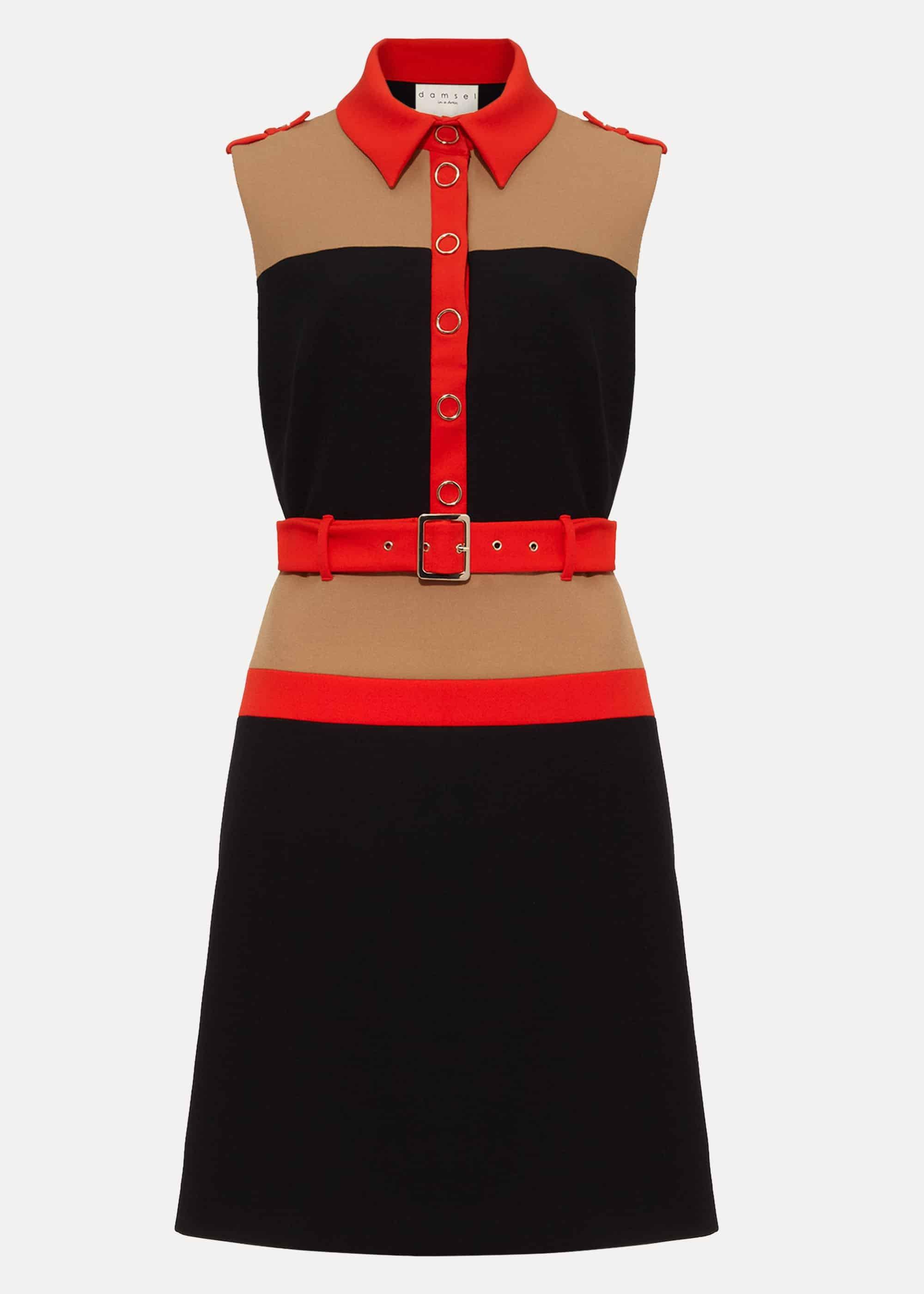 Alondra Colourblock Shirt Dress