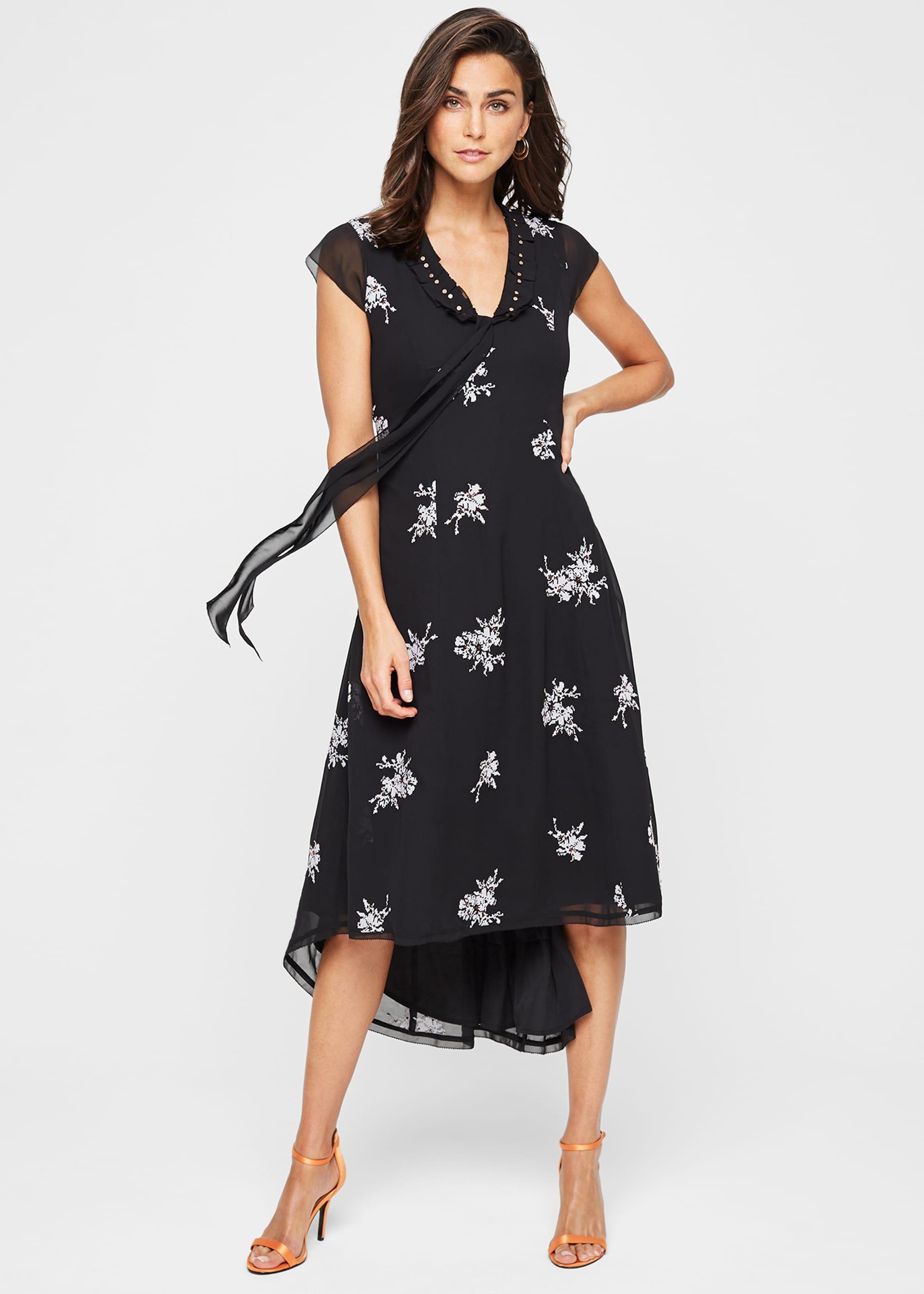 Mirna Embroidered Beaded Dress
