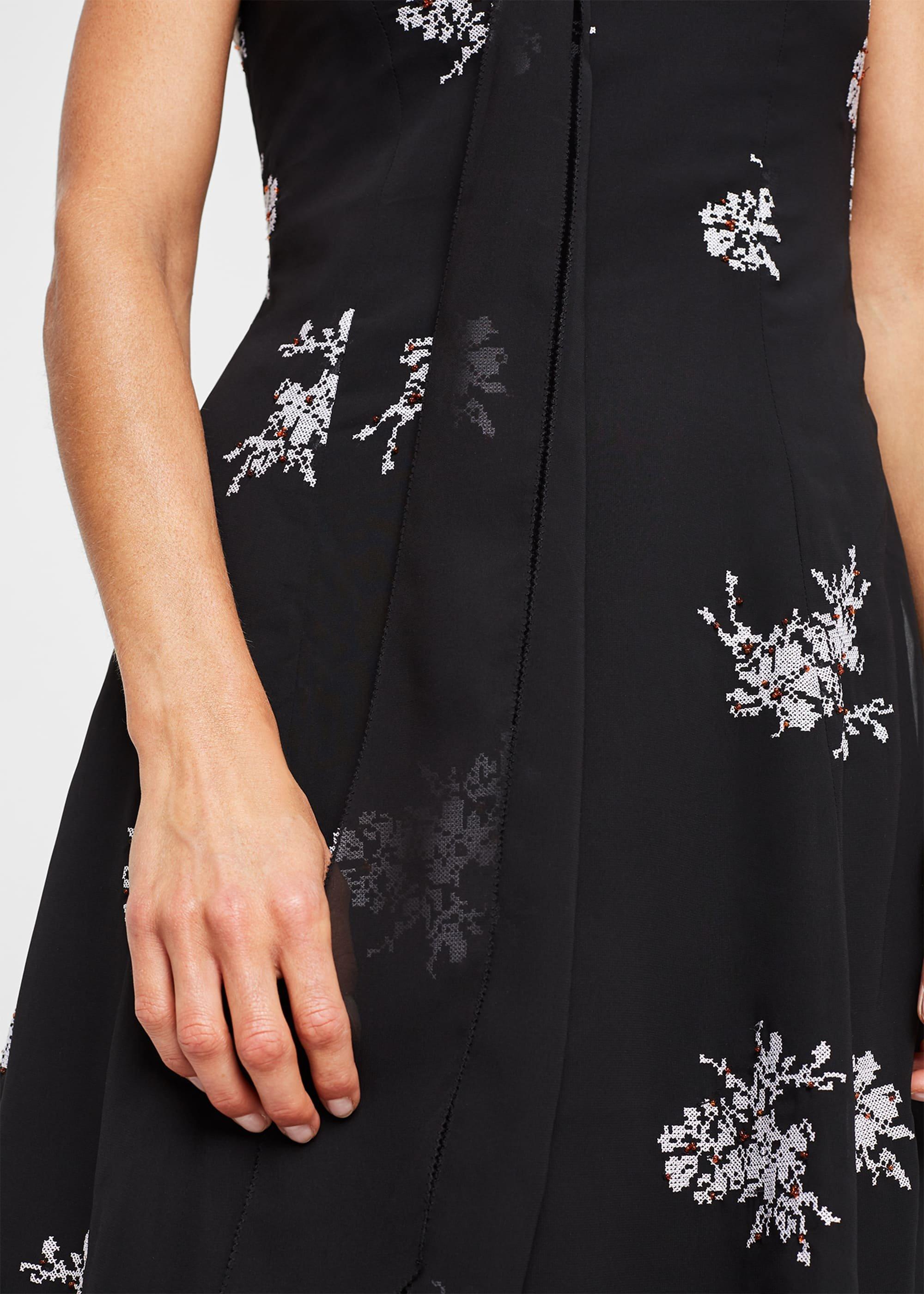 Mirna Embroidered Beaded Dress