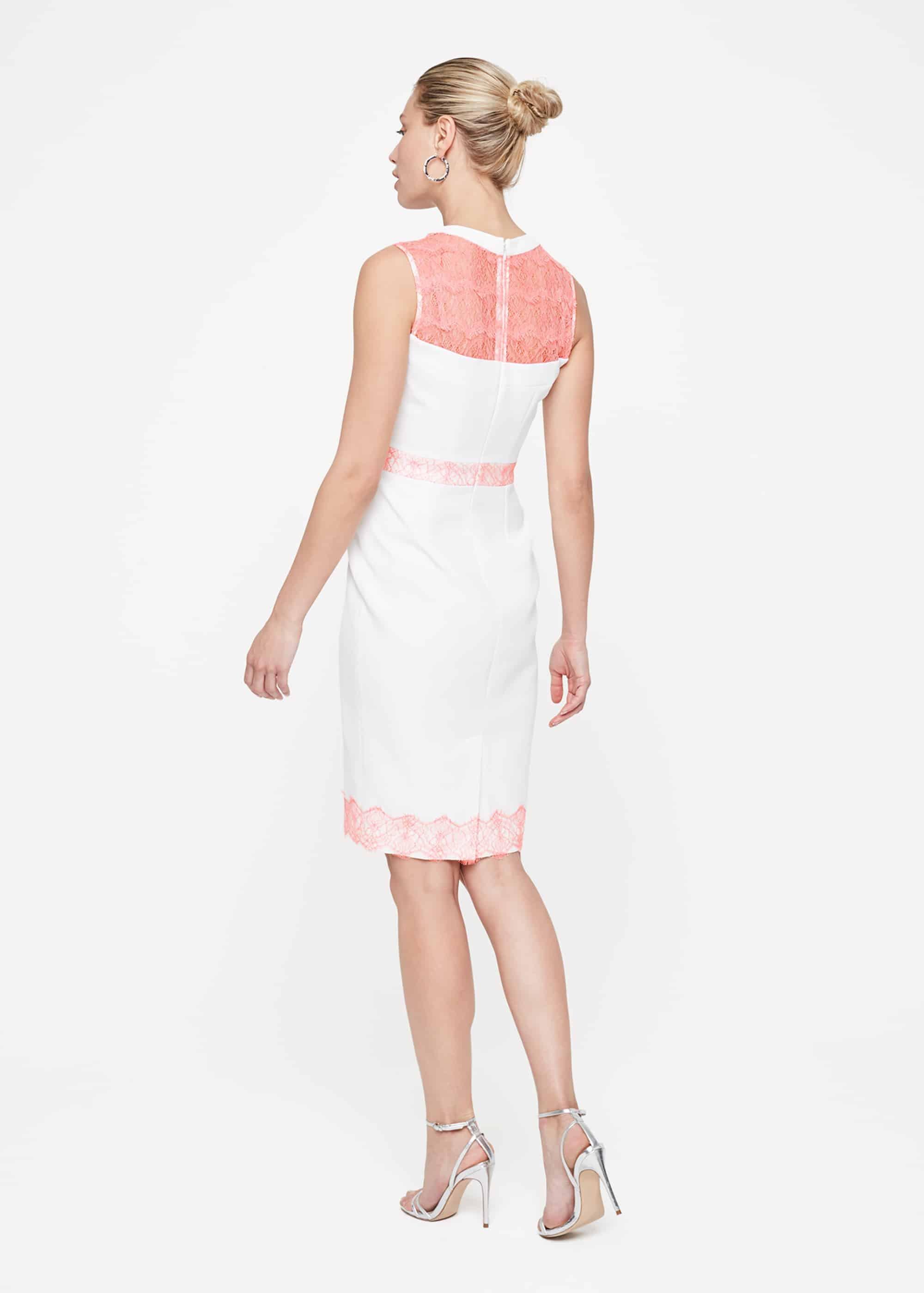 Akaria Lace Panel Dress