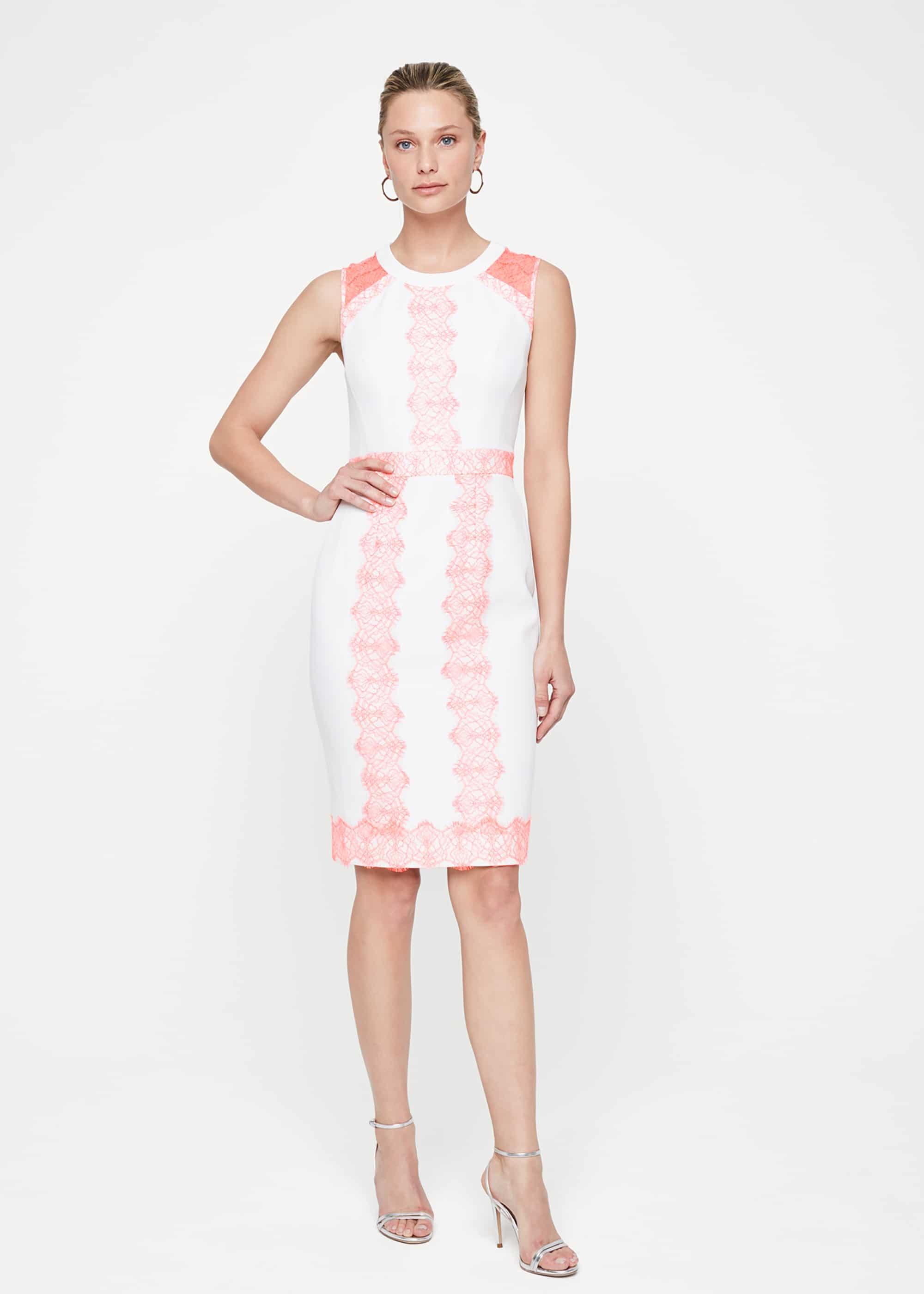Akaria Lace Panel Dress