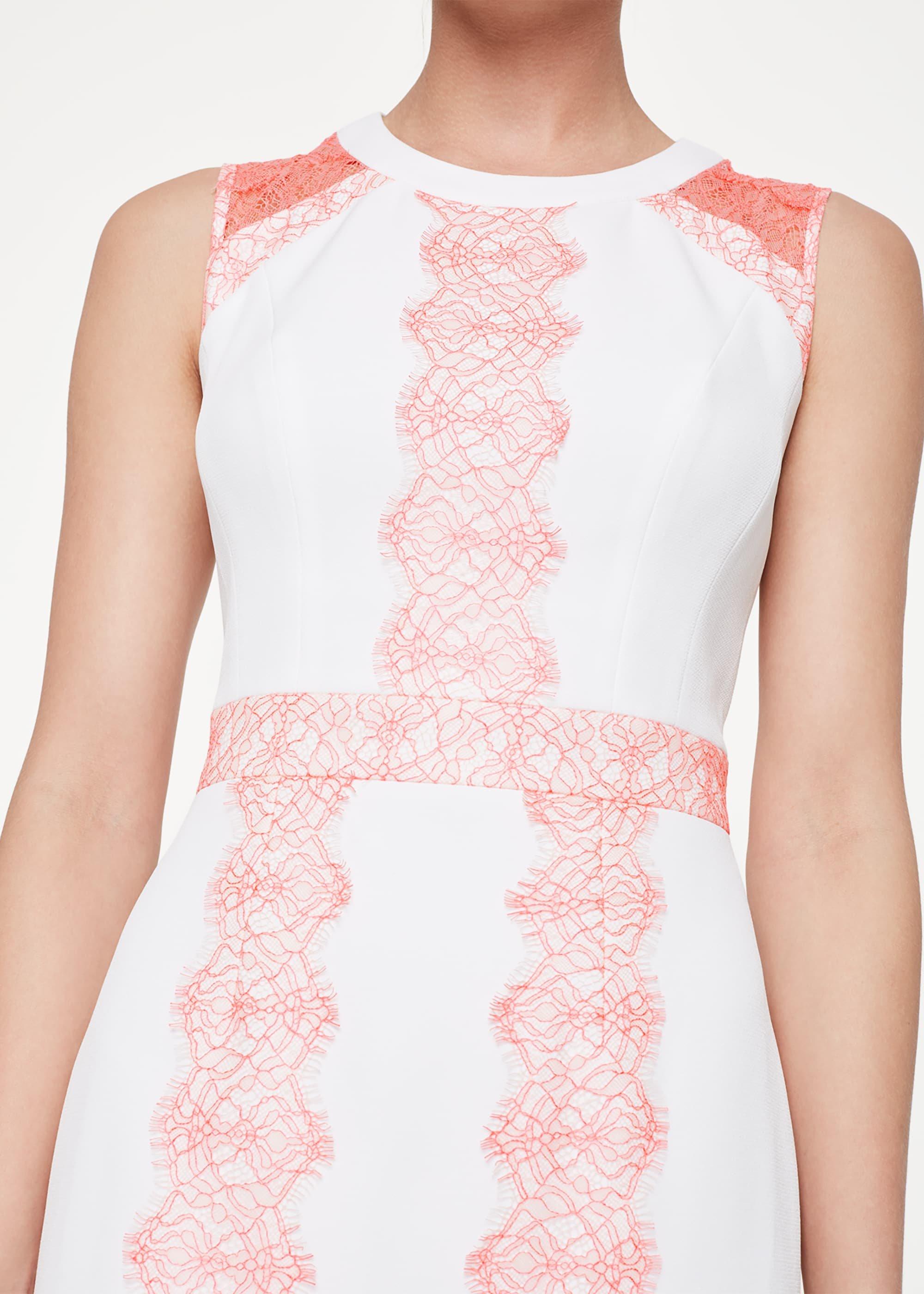 Akaria Lace Panel Dress
