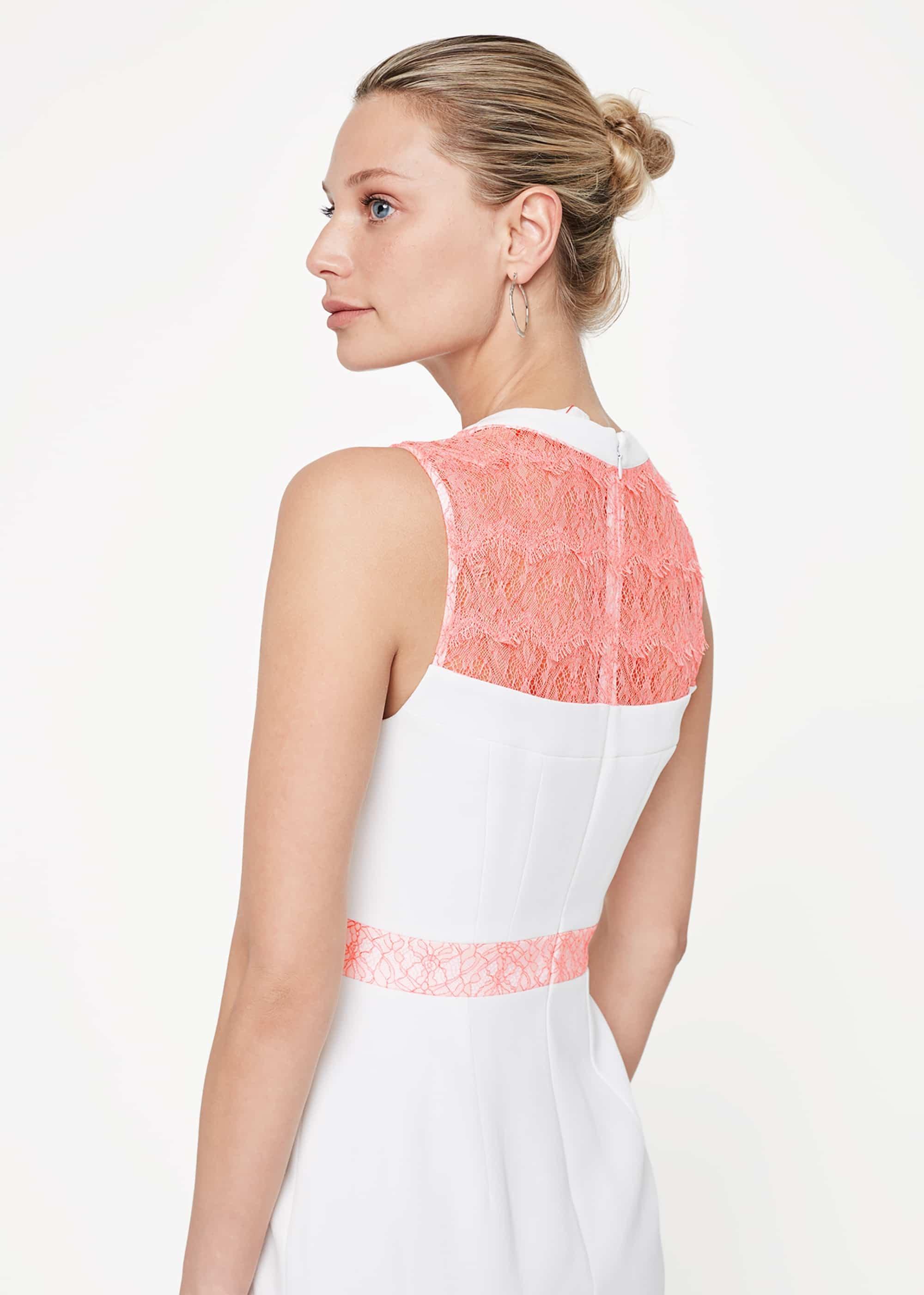 Akaria Lace Panel Dress