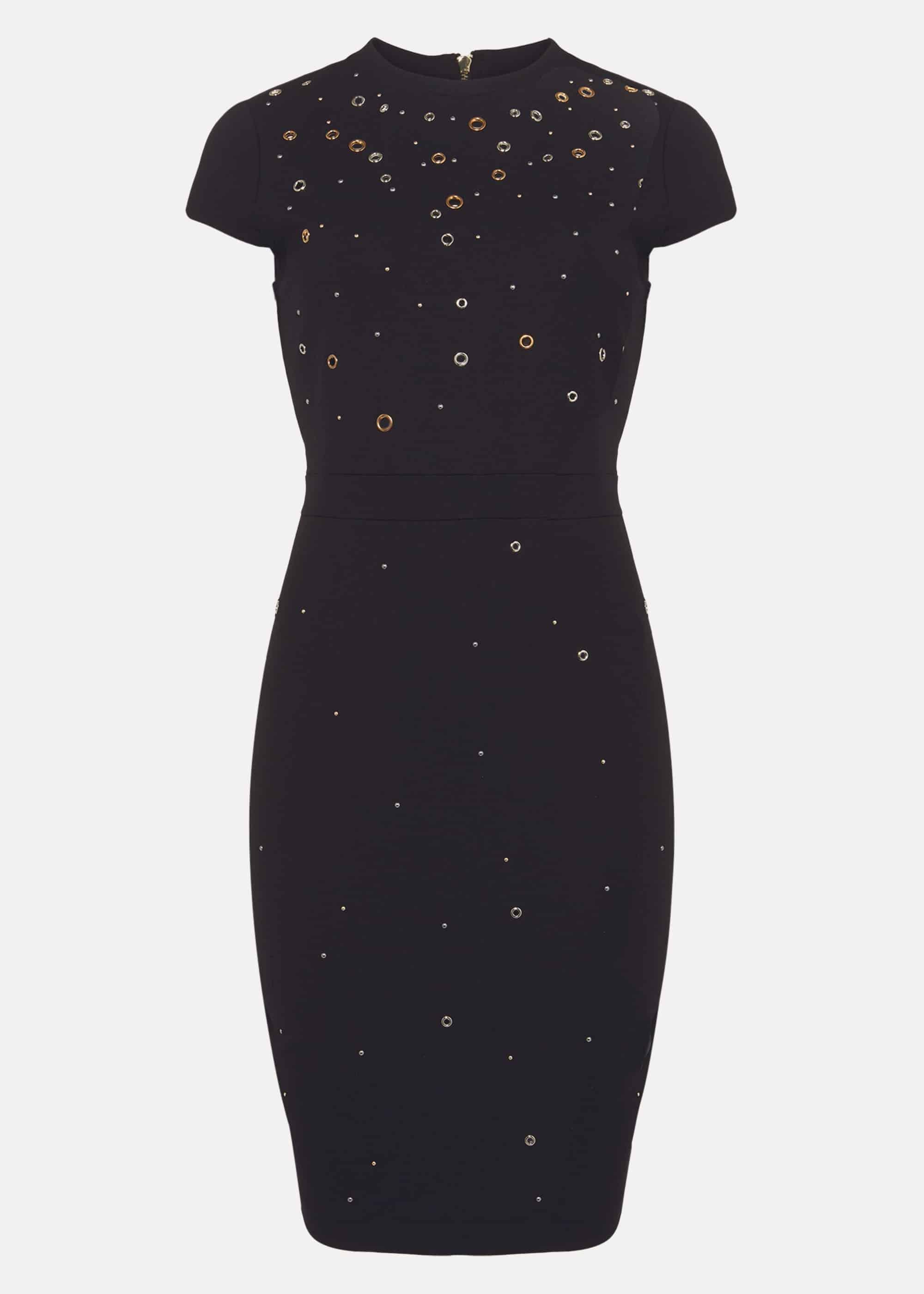 Lorne Eyelet Jersey Dress