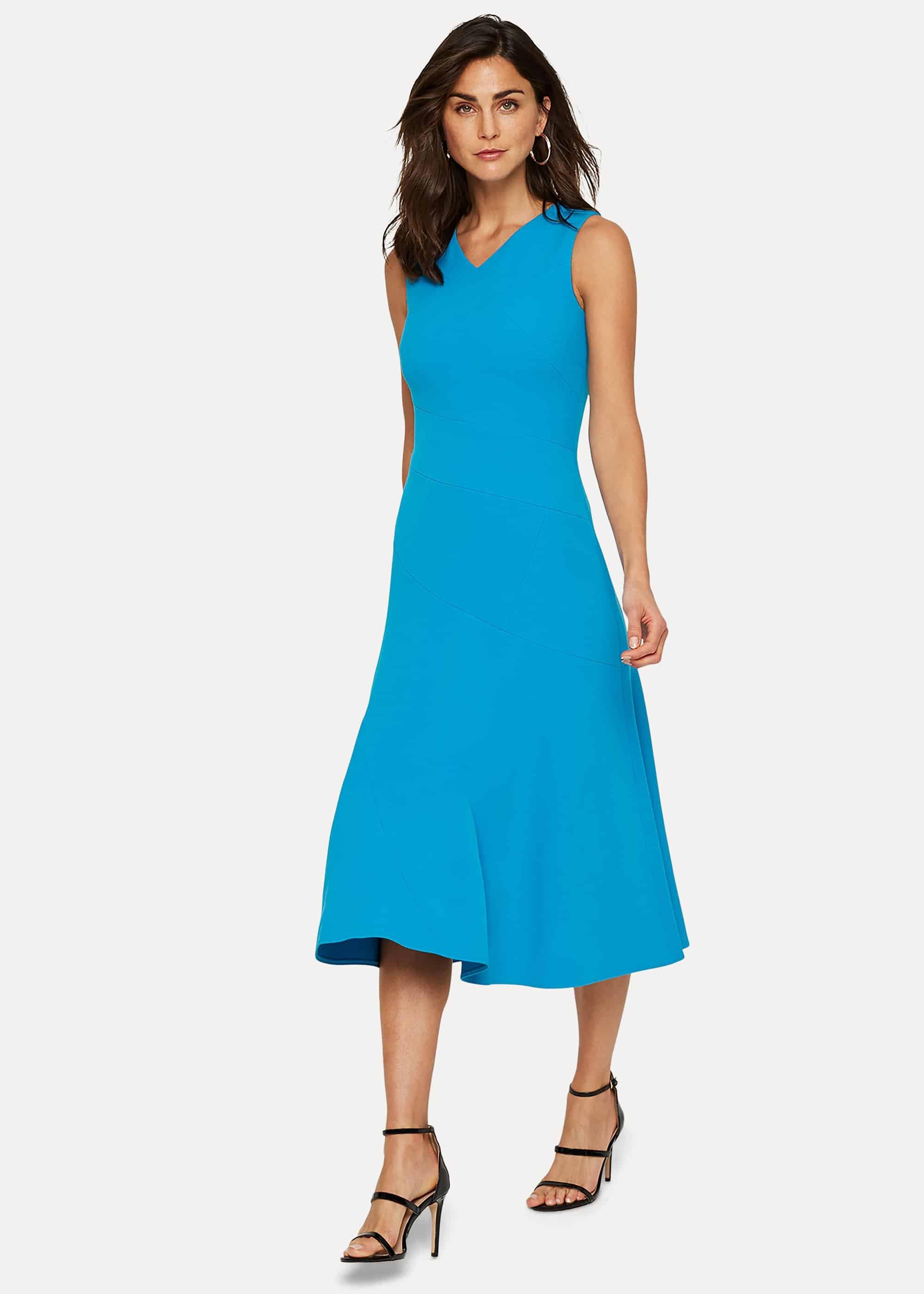 Latasha Midikleid mit Ziern&auml;hten