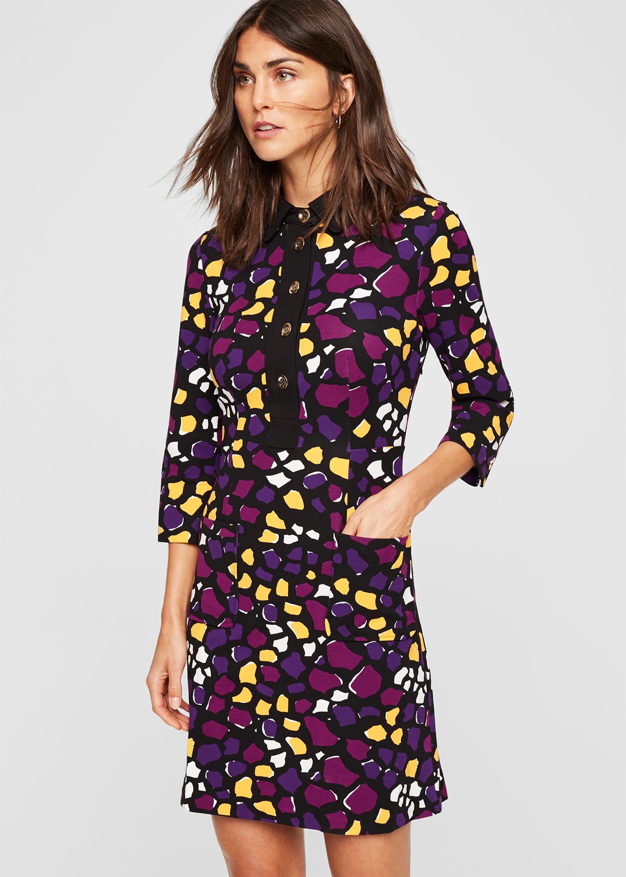 Sheri Abstract Print Dress