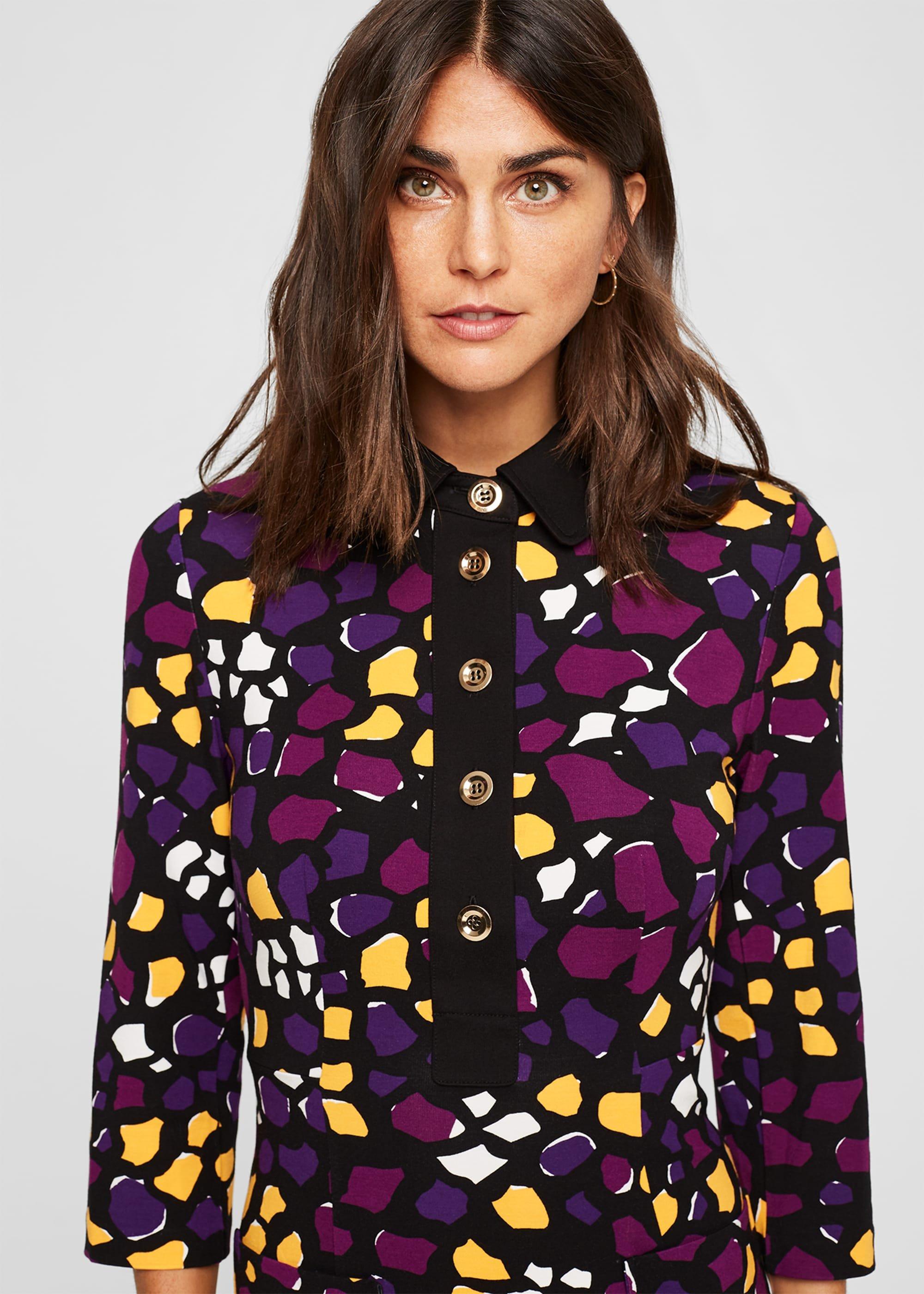 Sheri Abstract Print Dress
