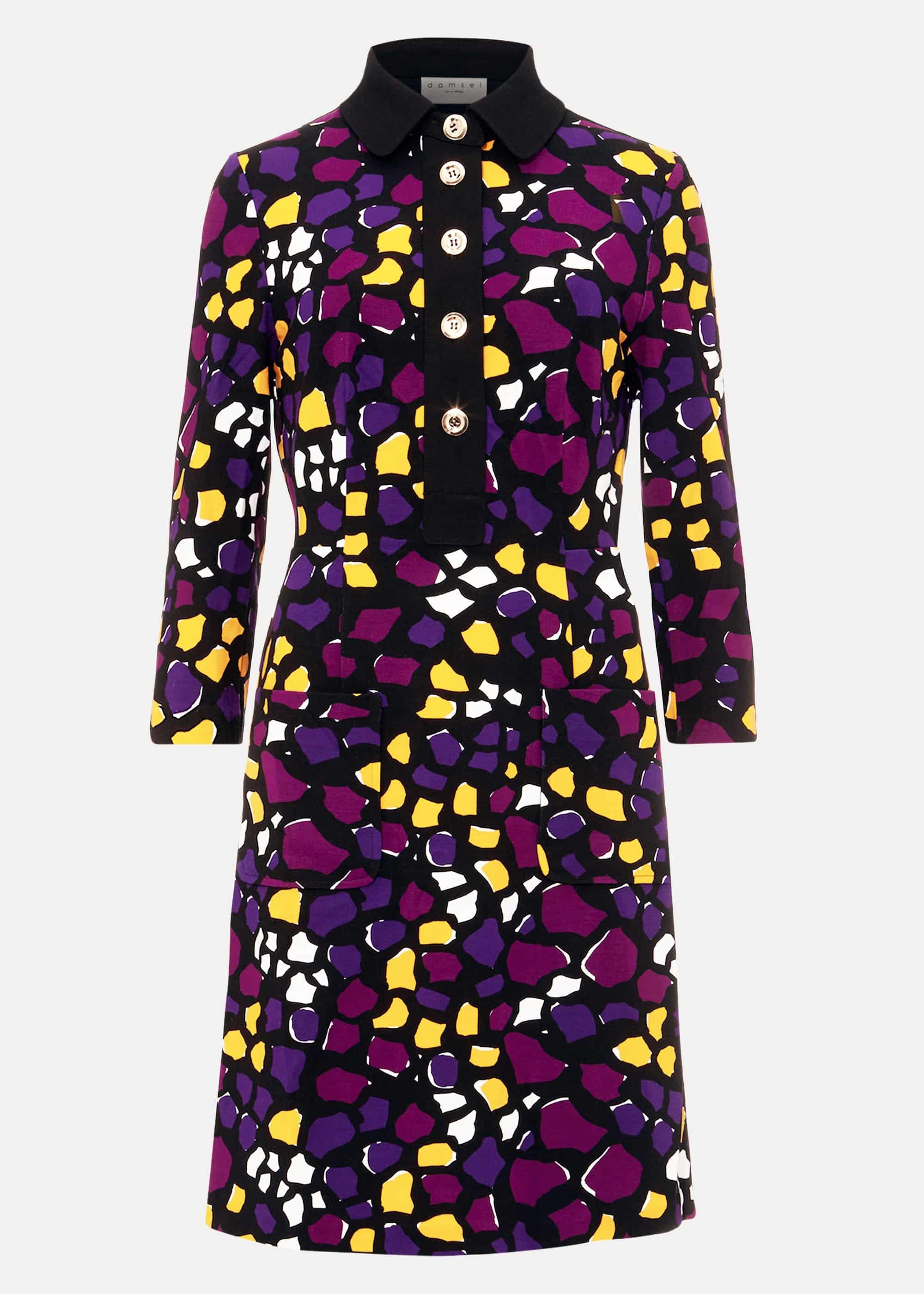 Sheri Abstract Print Dress