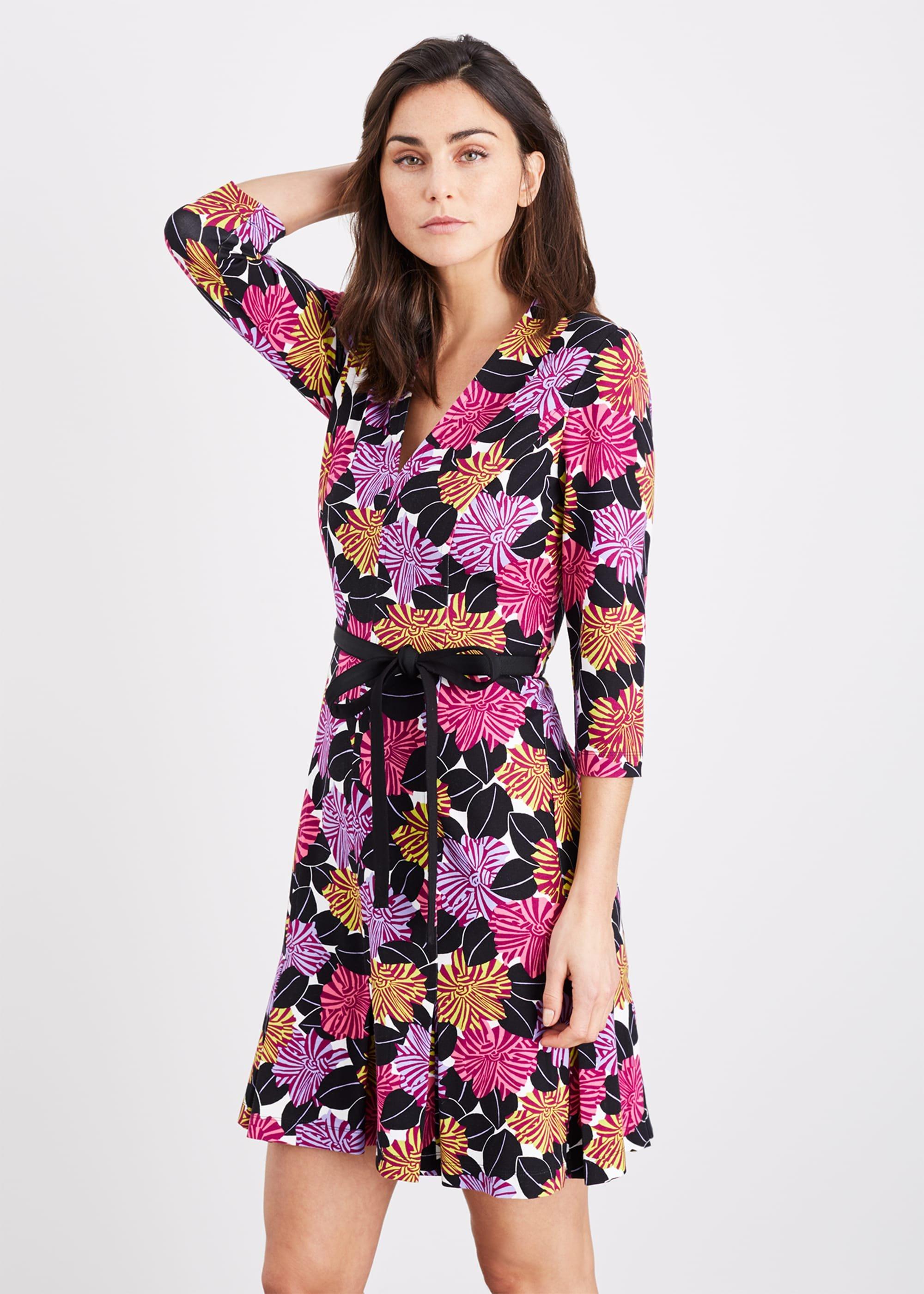 Mari Floral Skater Dress