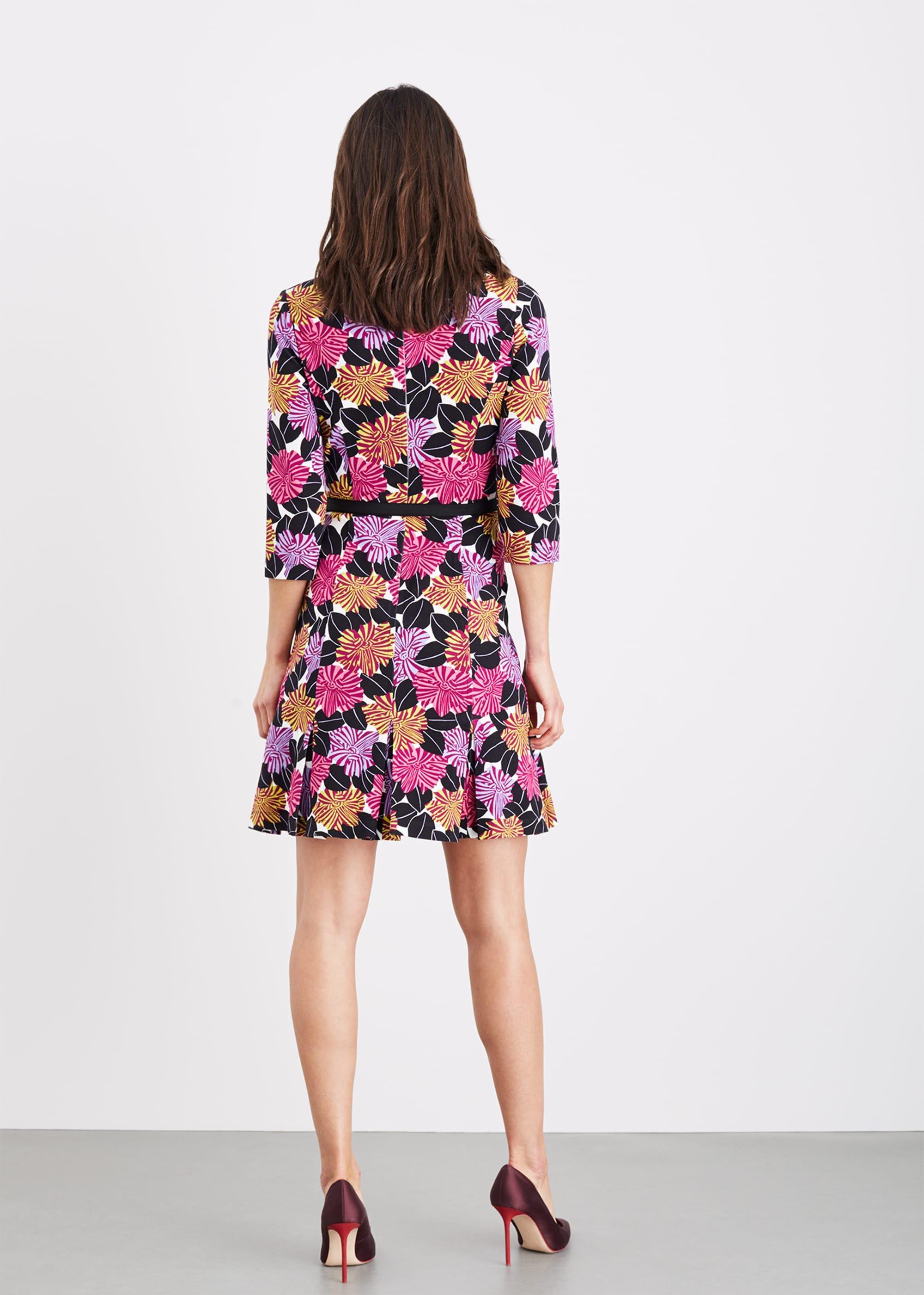 Mari Floral Skater Dress
