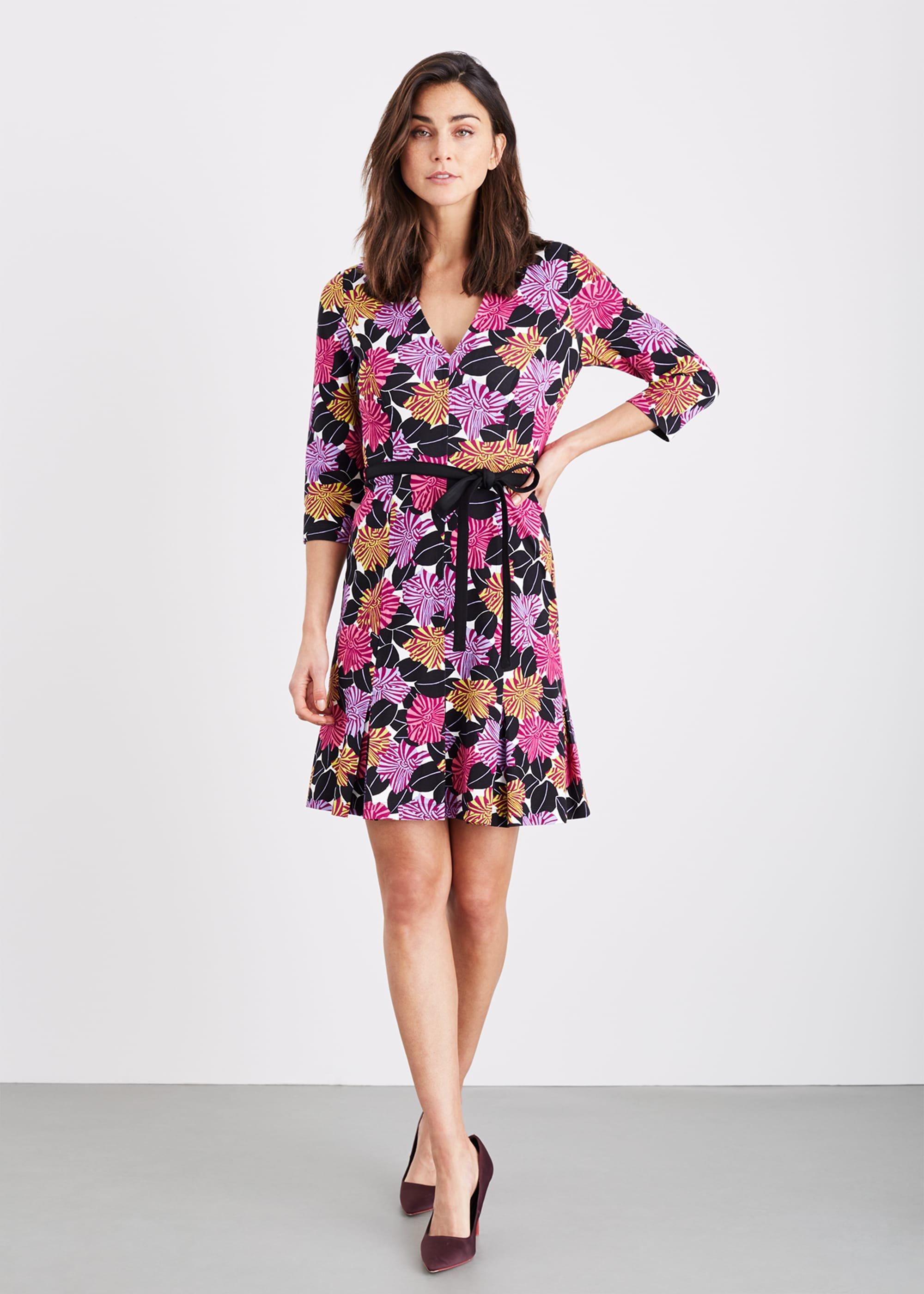Mari Floral Skater Dress